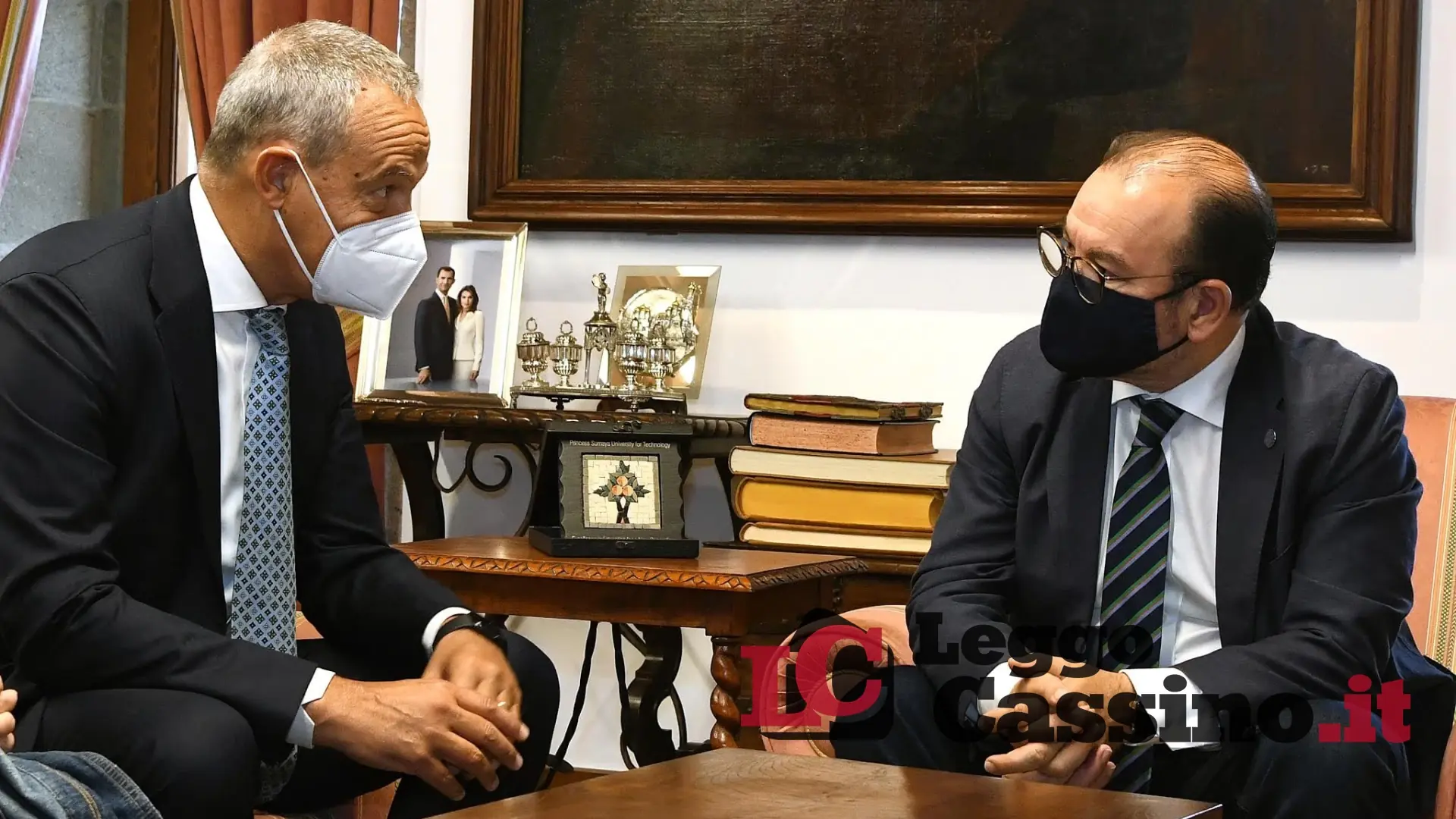 Betta incontra il rettore dell’ Universidade de Santiago de Compostela