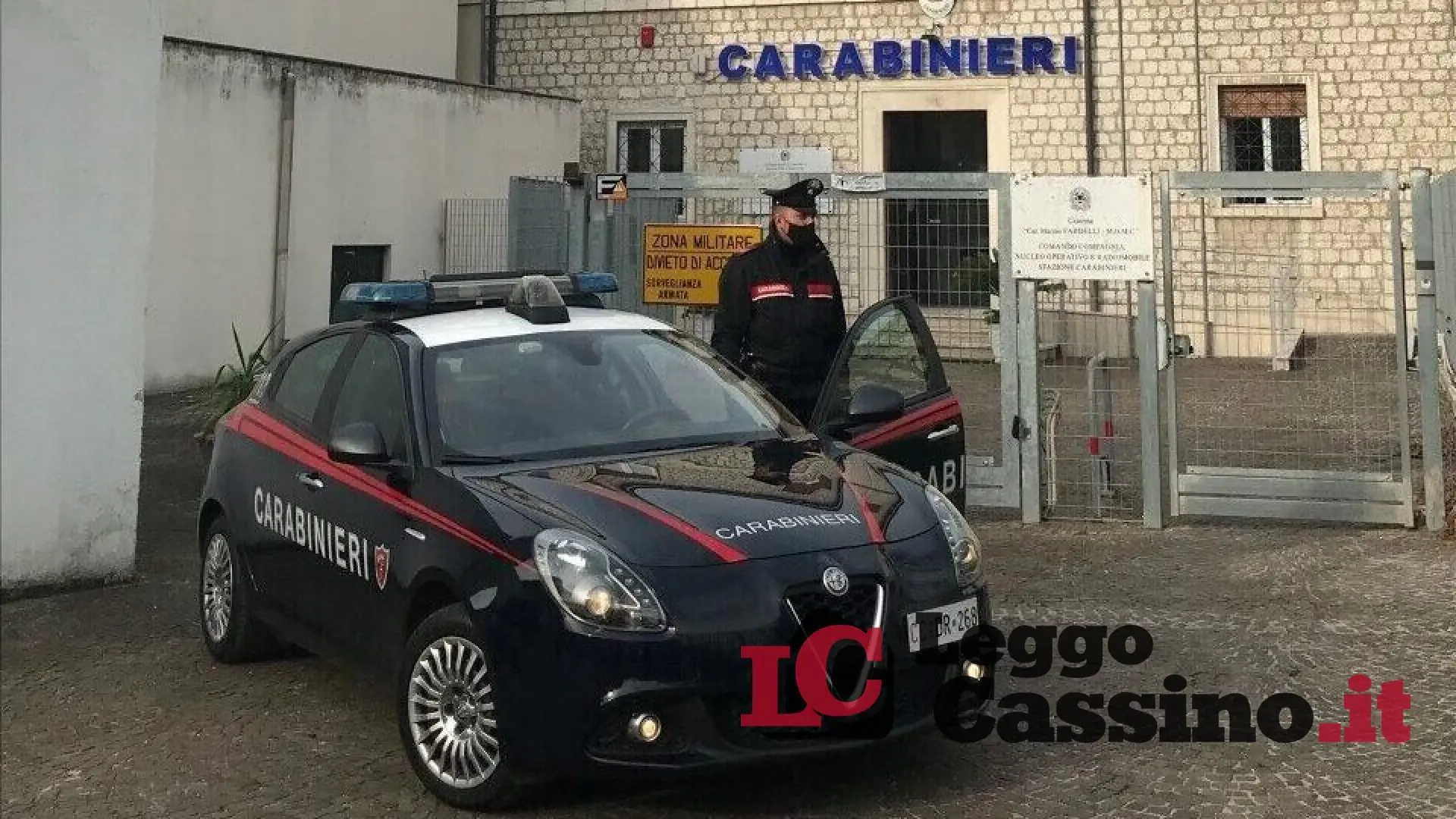 Spaccio casalingo in un'abitazione di Cassino, scatta un arresto