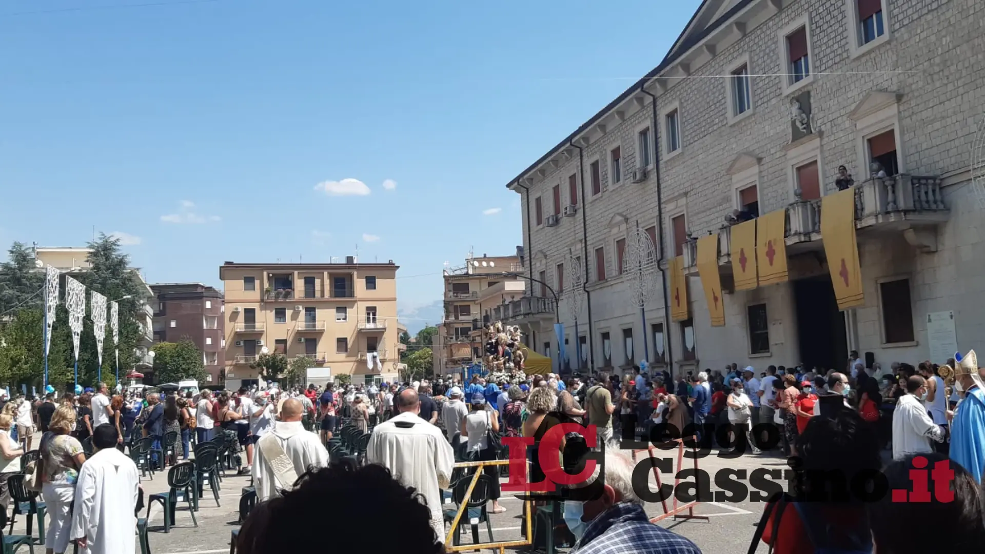 Cassino, in centinaia per l'incoronazione della Madonna dell'Assunta