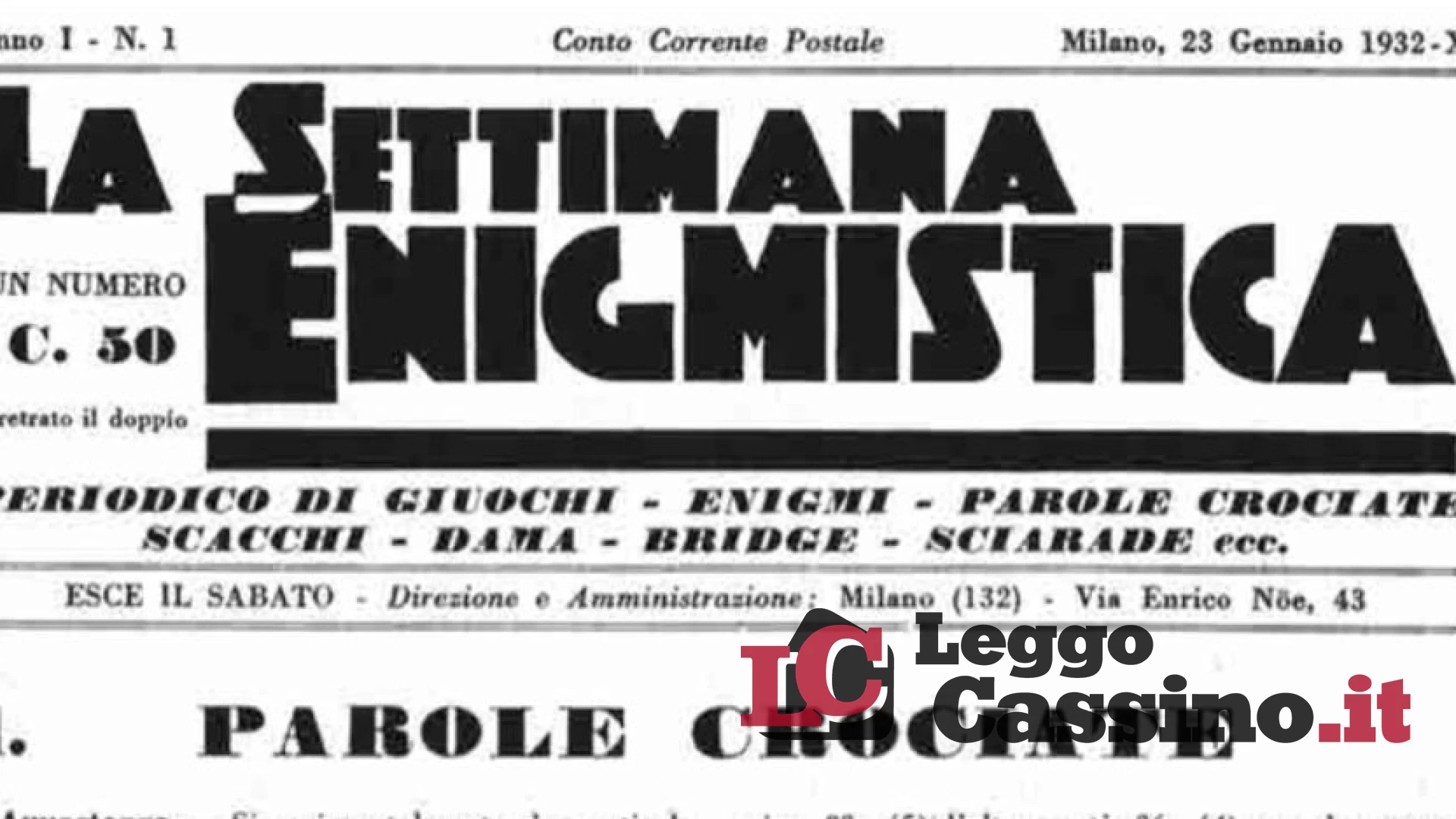 La Settimana Enigmistica compie 90 anni: storia e aneddoti  della rivista