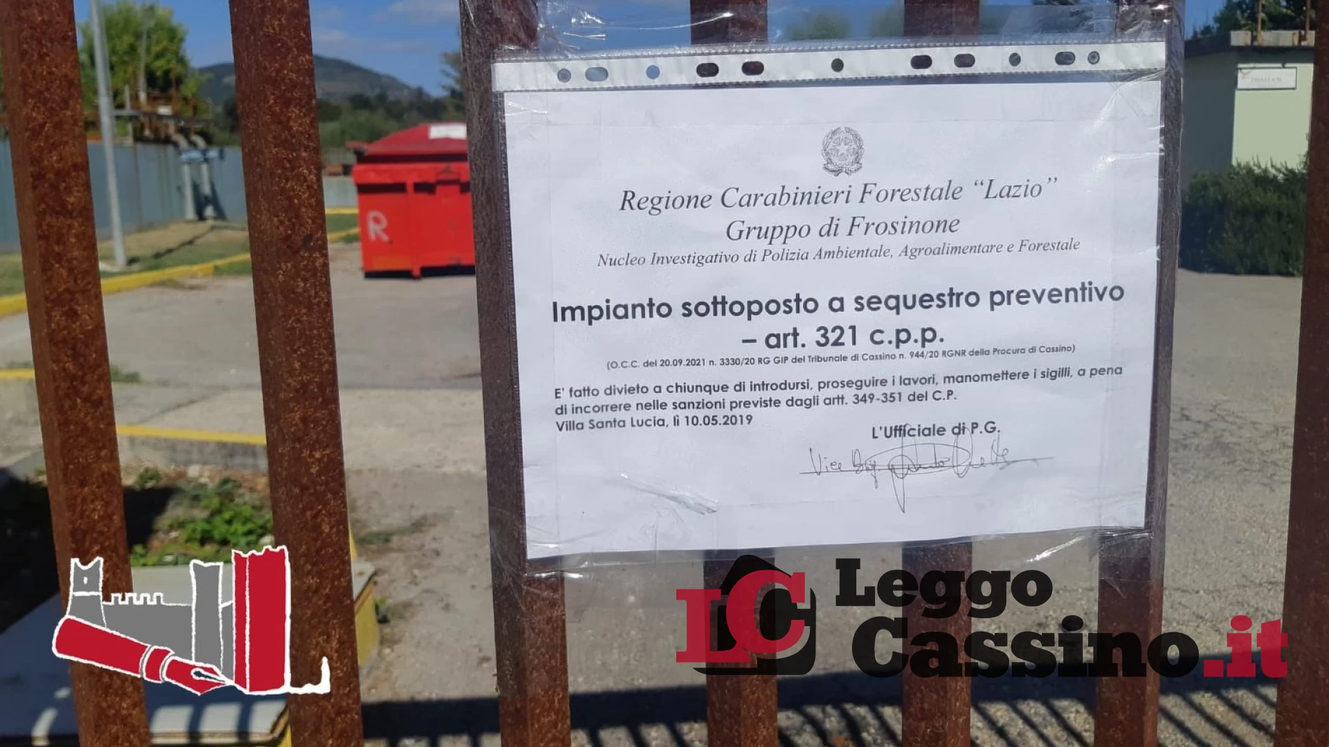 Depuratore Cosilam, Vizzaccaro incalza Salera e Ranaldi