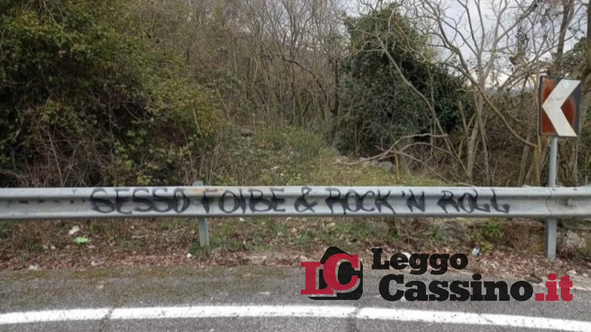 Oltraggio ai caduti delle foibe lungo i tornanti di Montecassino