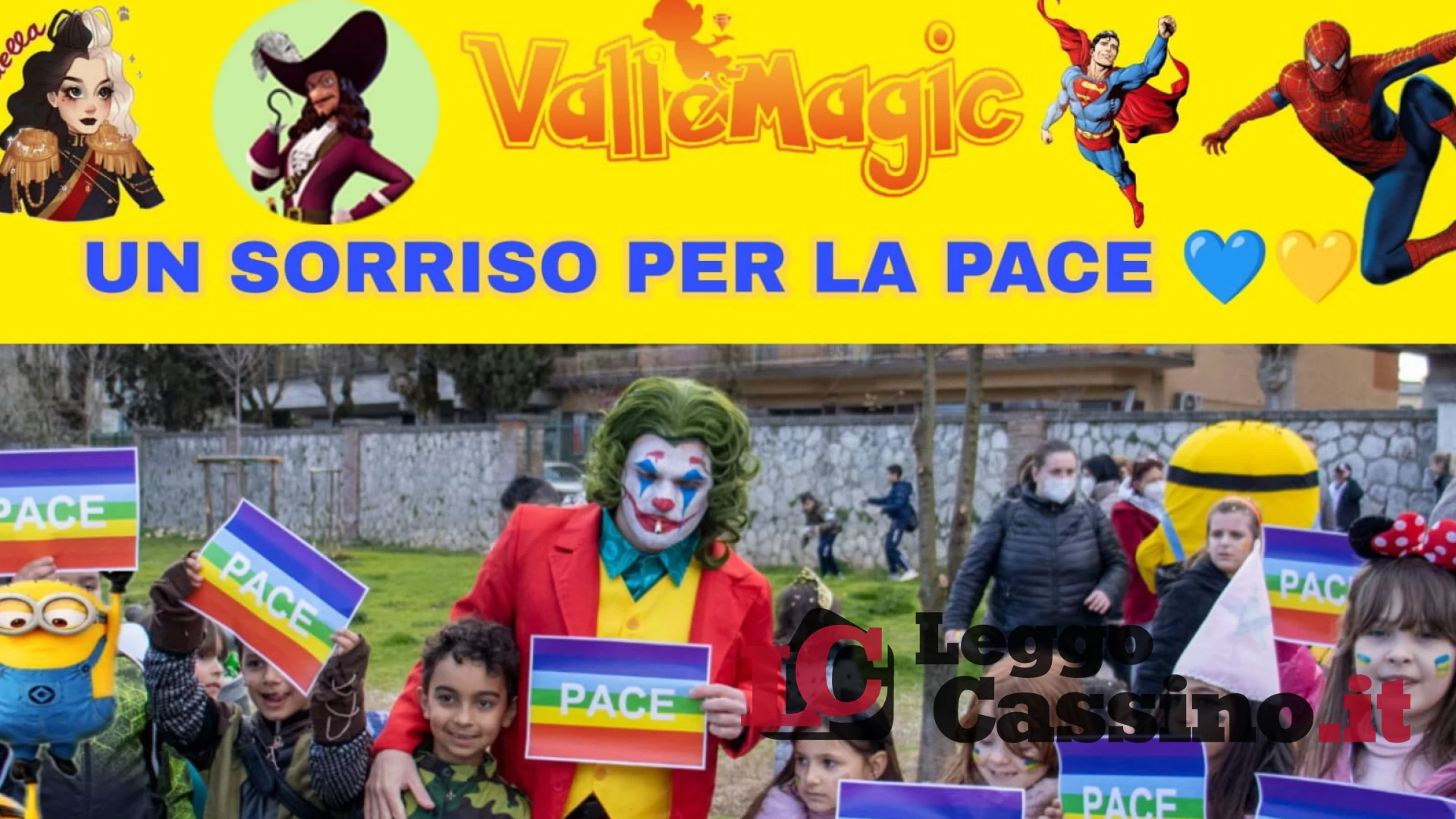ValleMagic: "Un sorriso per la Pace" al parco Baden Powell di Cassino
