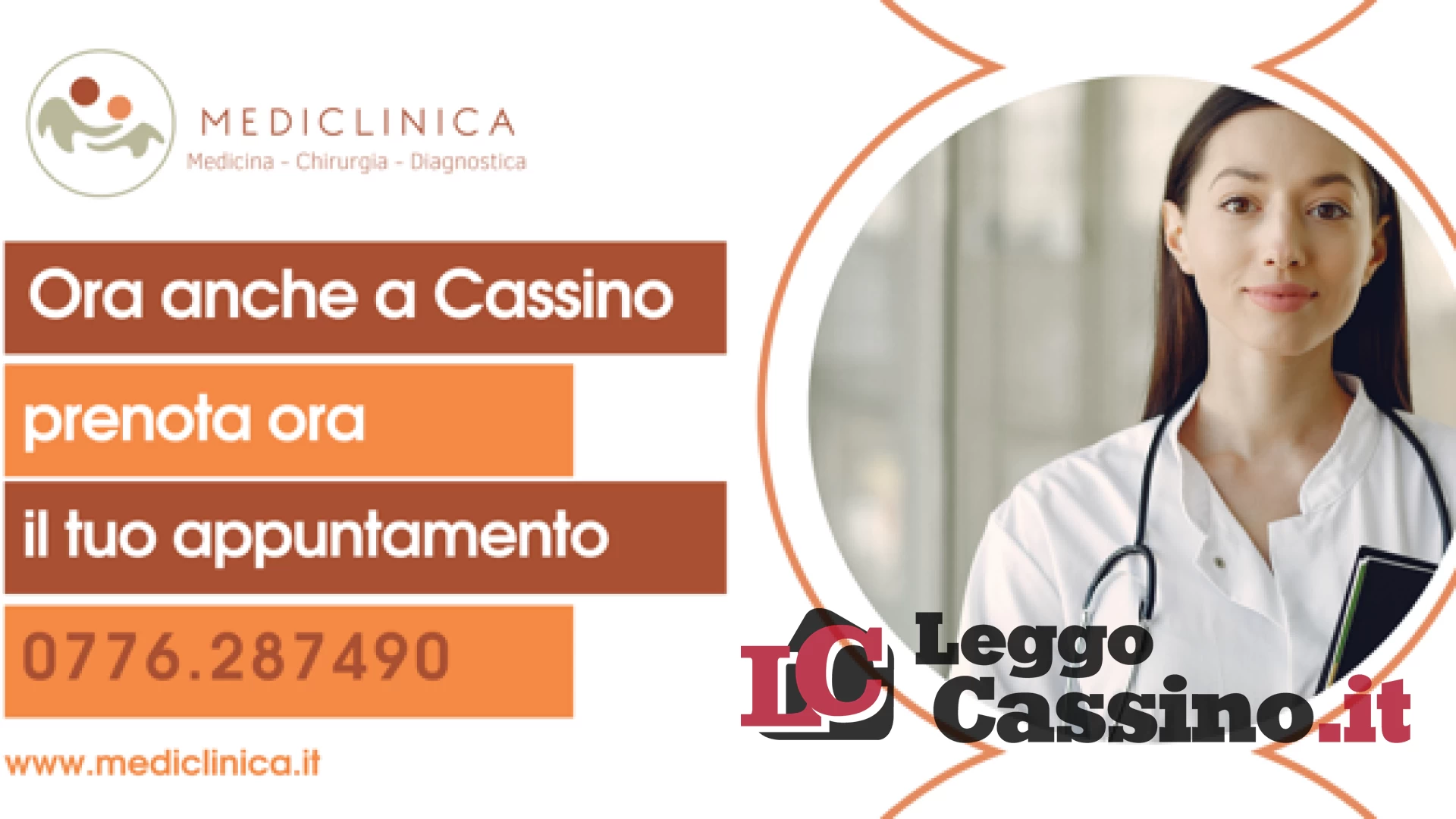 Chirurgia e diagnostica, Mediclinica sbarca a Cassino