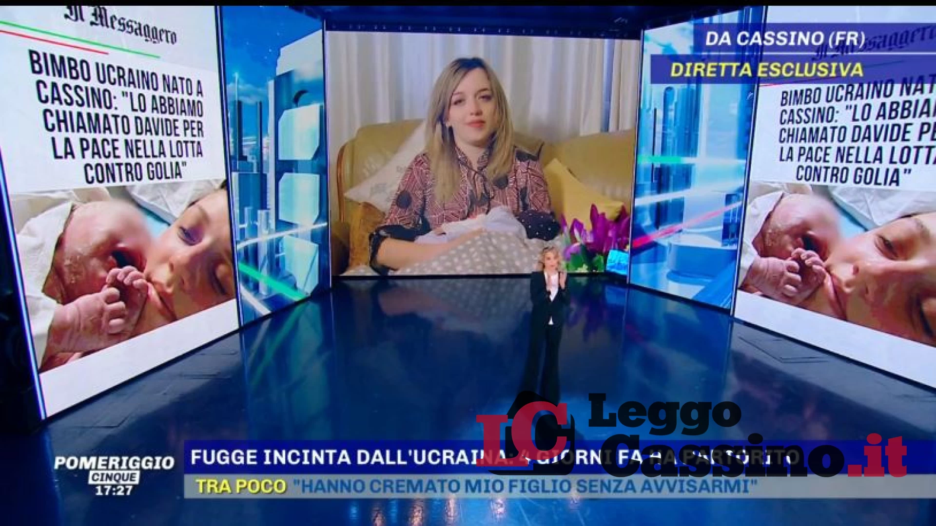 Bimbo ucraino nasce a Cassino: la storia alla ribalta nazionale