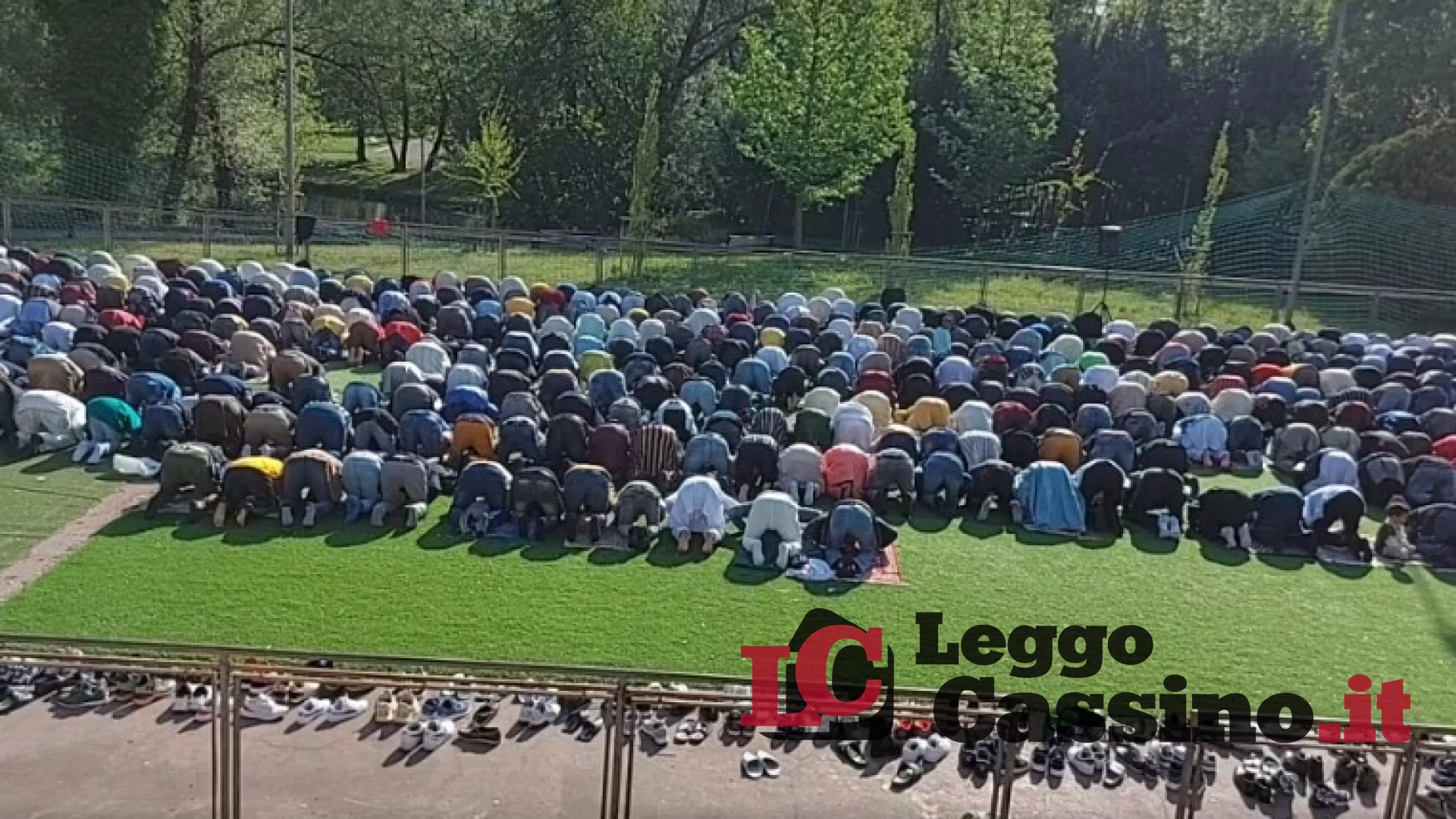 L'Imam di Cassino invoca la pace nella preghiera di fine Ramadam