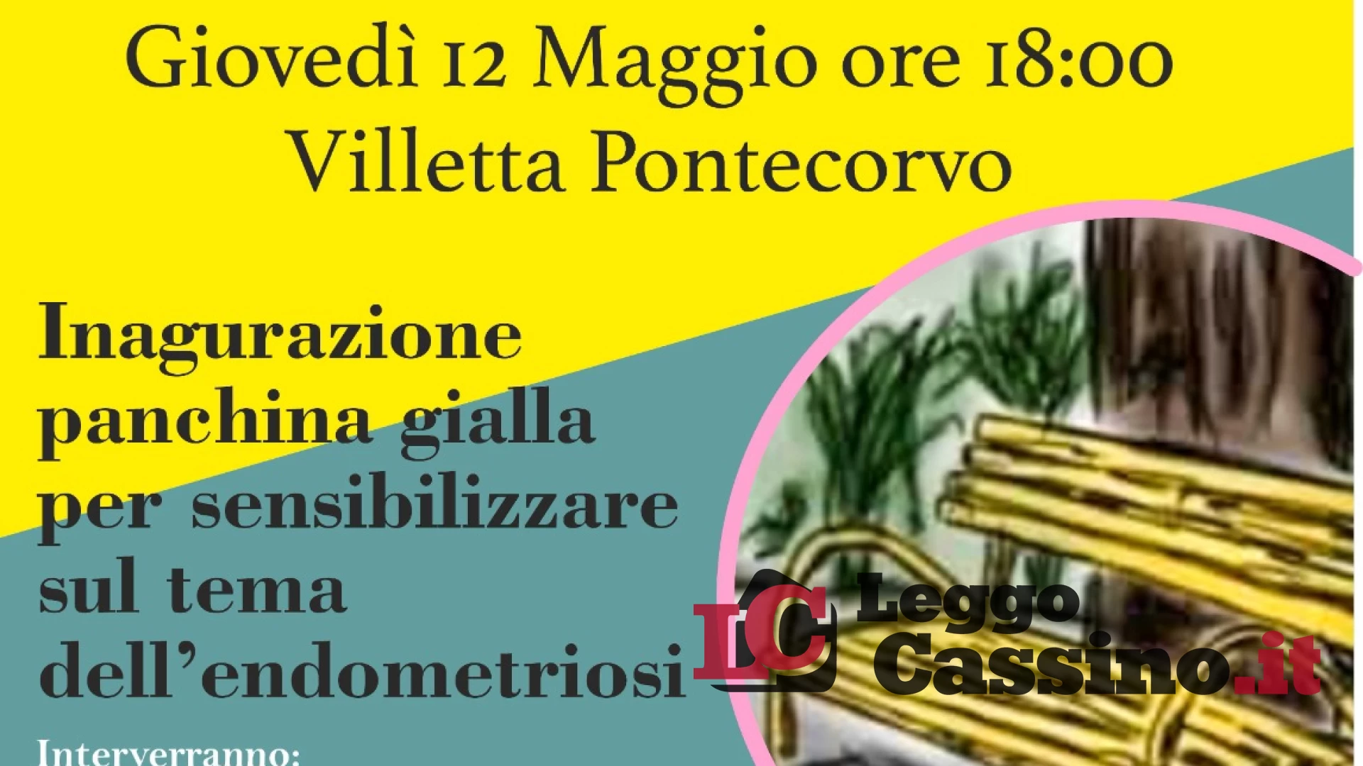 "Sediamoci sul giallo: Endopank". L'iniziativa fa tappa a Pontecorvo