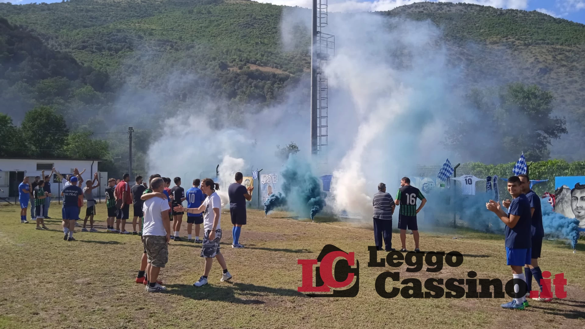 I tifosi del Cassino e del Venafro omaggiano Joe Tari
