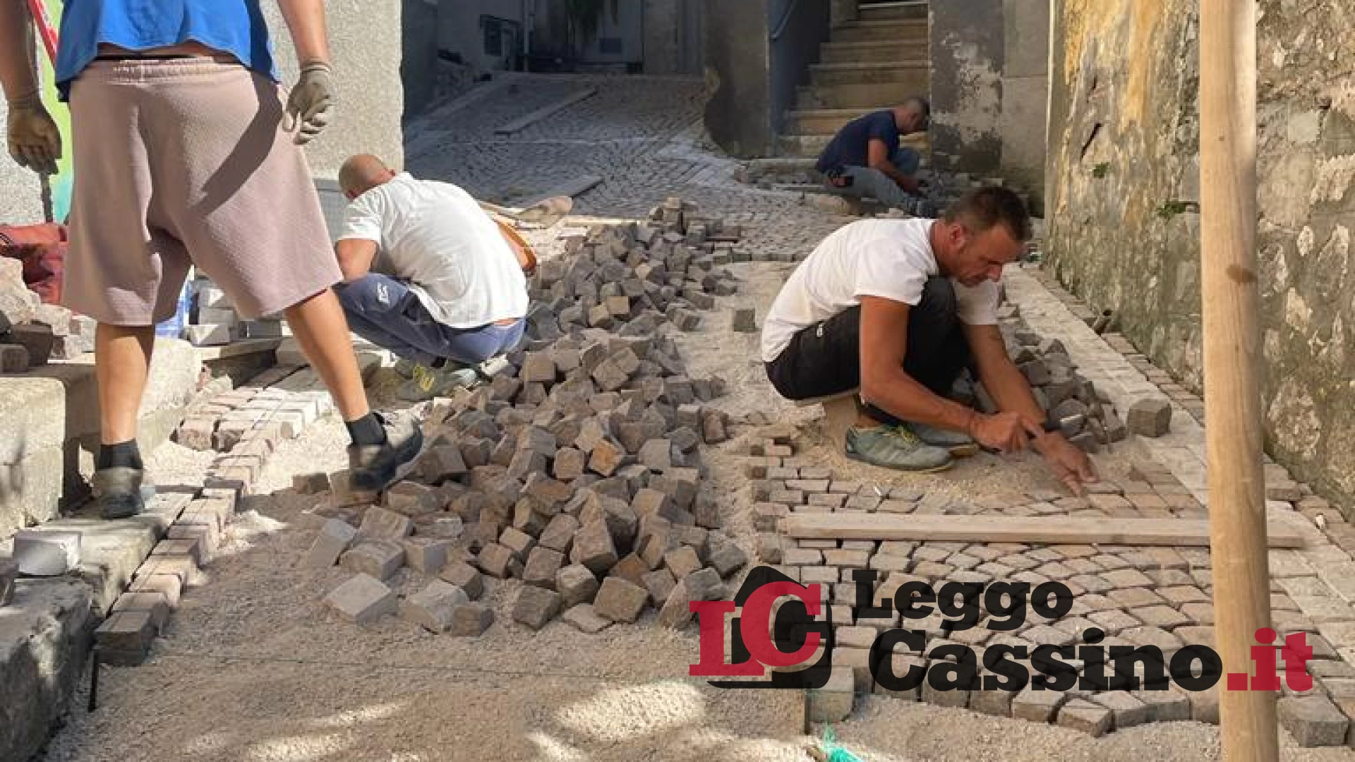 Coreno, partiti i lavori  per la viabilità grazie ai fondi Astral