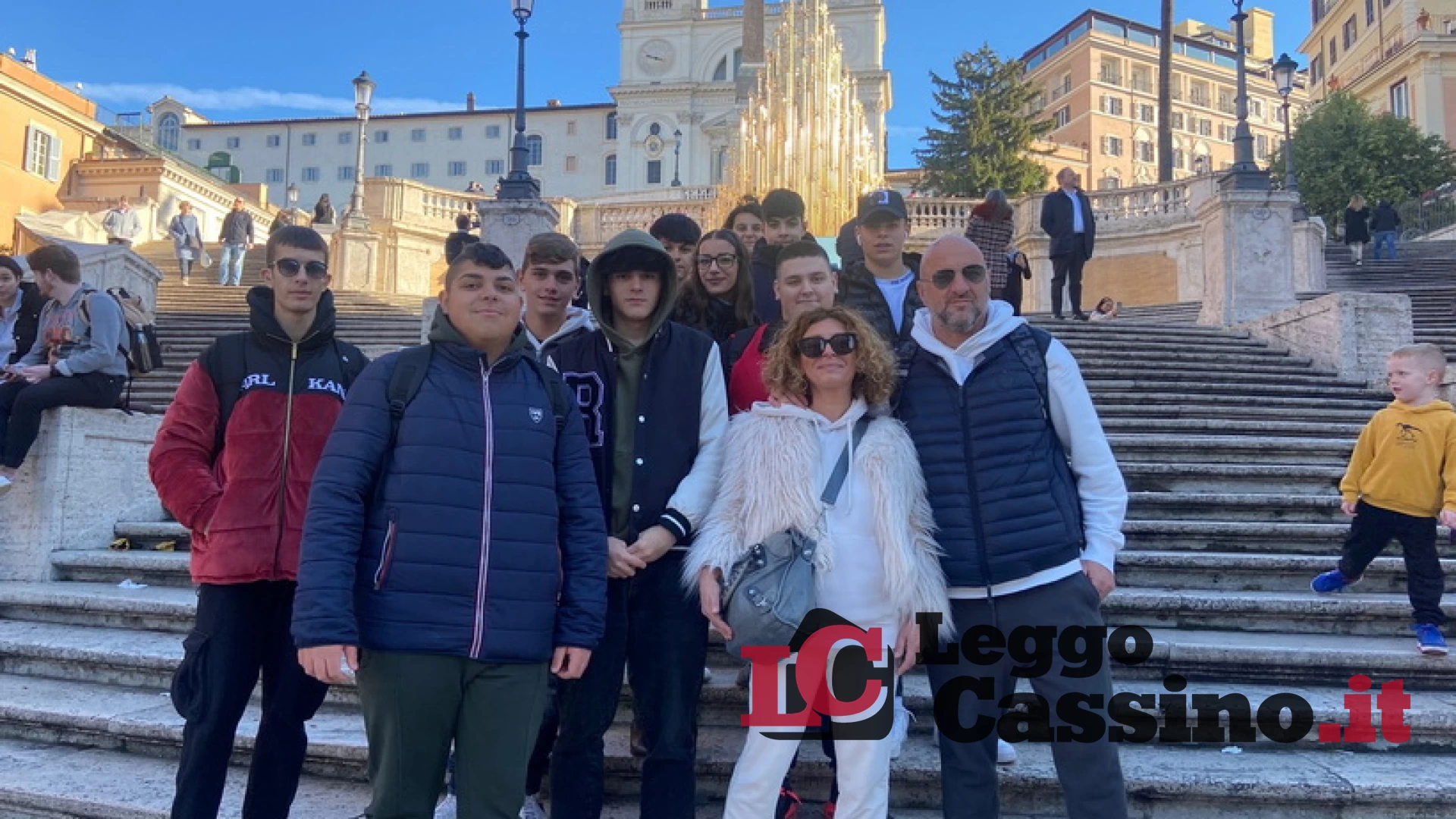 Gli studenti della 3^C dell'Istituto Alberghiero di Cassino a Roma