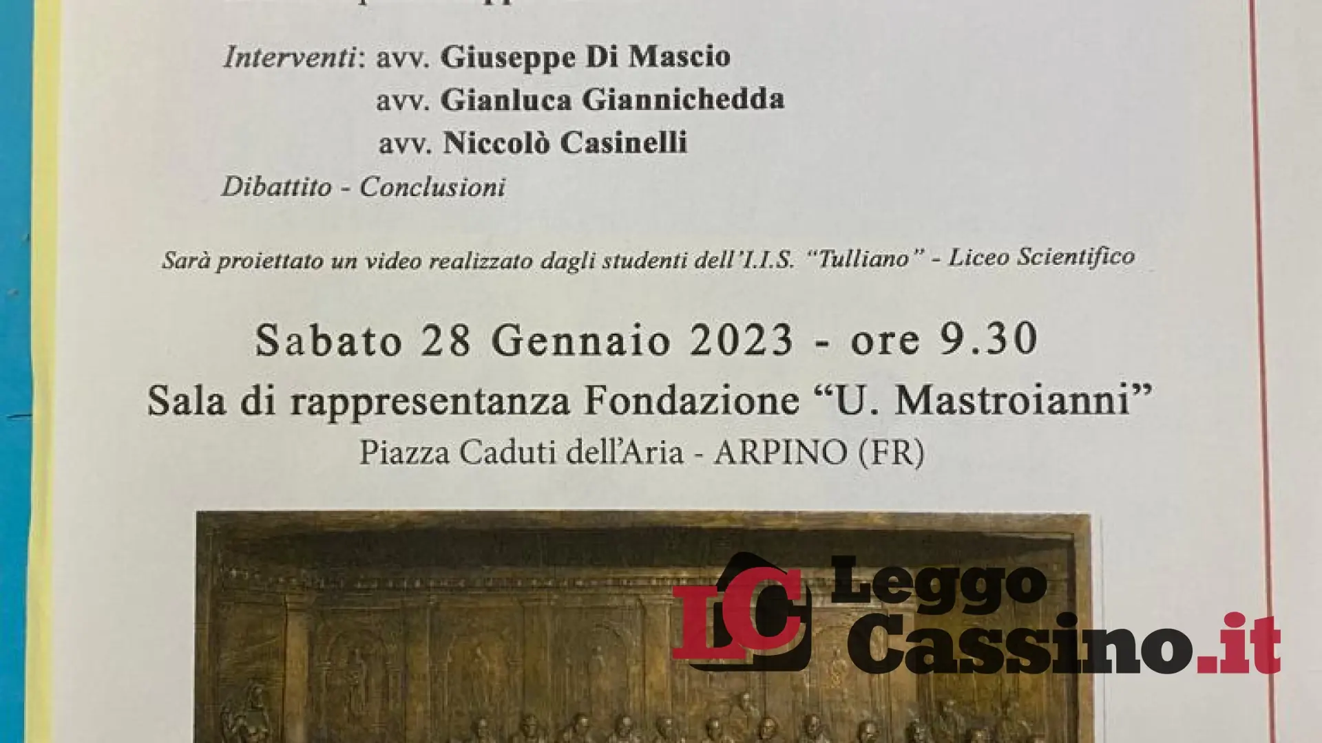 Un processo politico di 21 secoli fa: a Cicerone il ruolo di accusatore