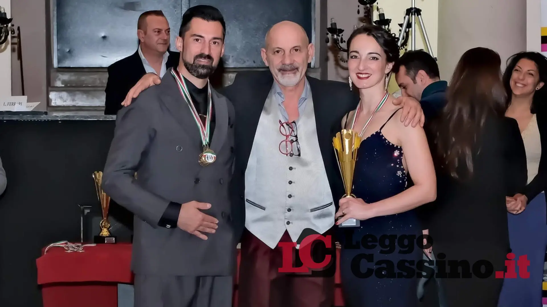 Claudia Del Greco ed Andrea Angione al primo posto nella categoria di Tango Open