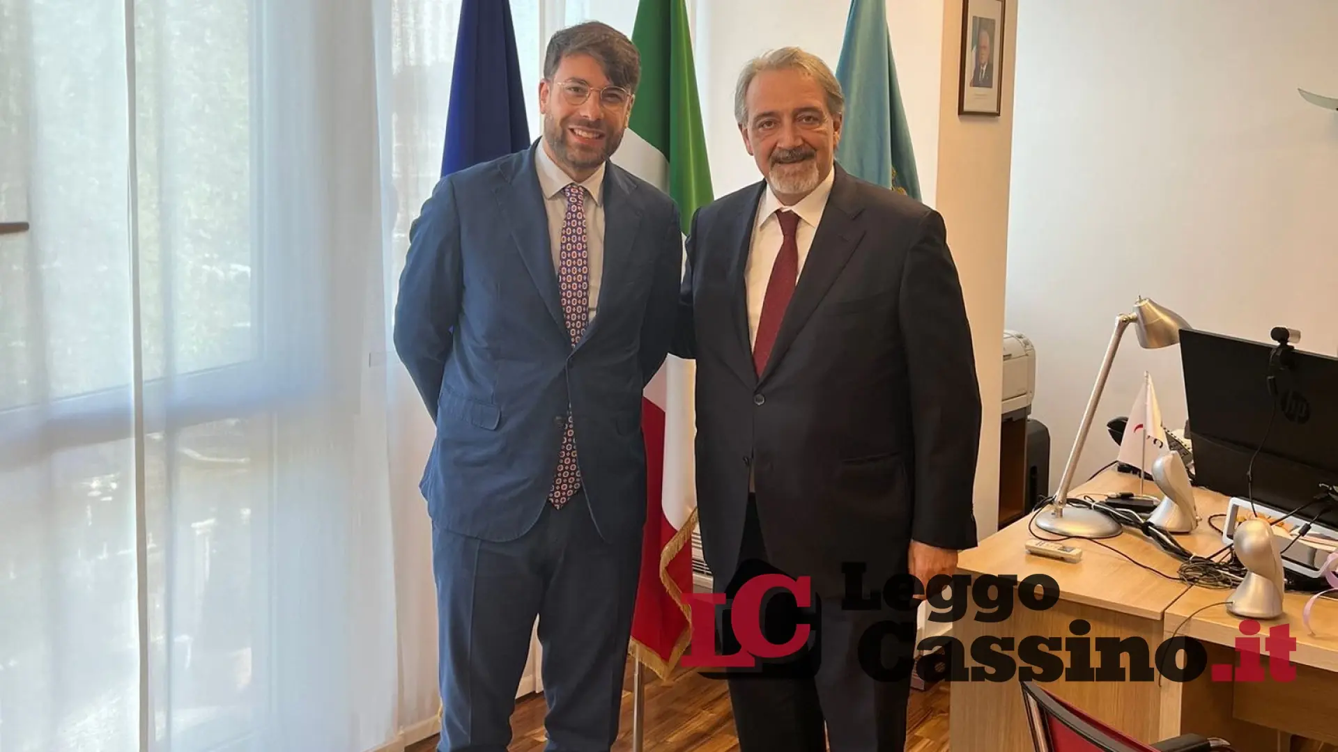 Luca Di Stefano ha incontrato il Presidente della Regione Lazio Francesco Rocca