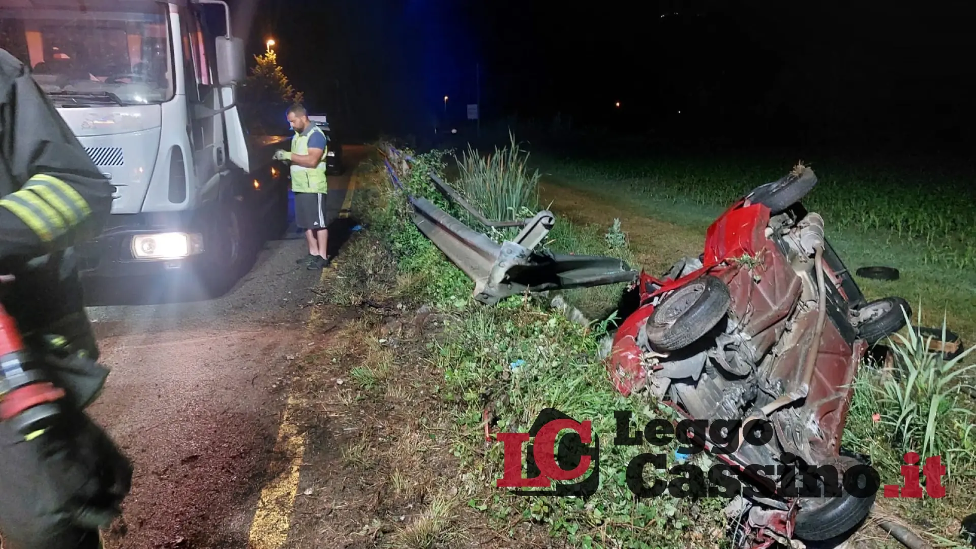 Incidente mortale a Cassino, ma i soccorsi arrivano da Ceprano