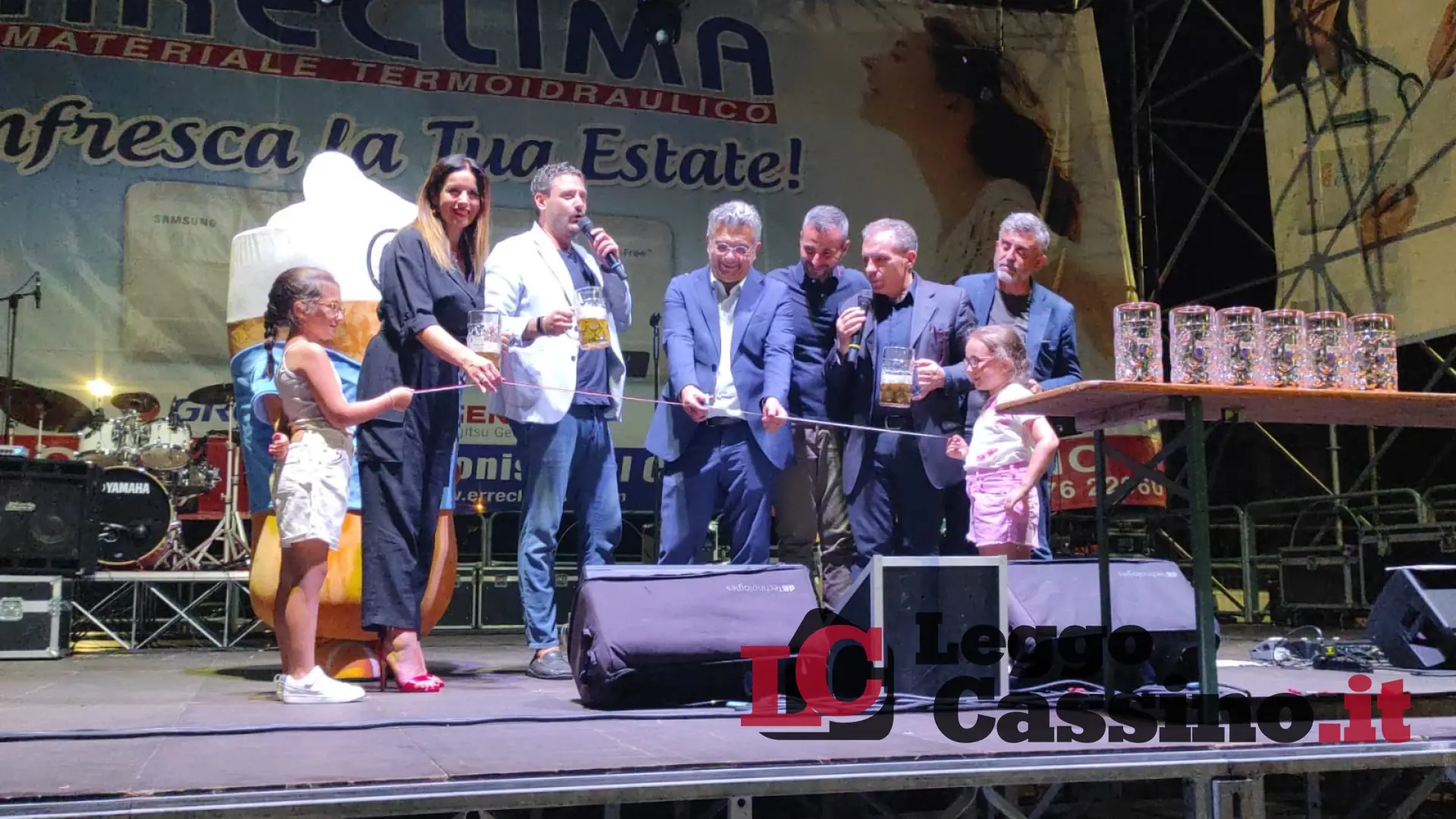 Cassino Birra, taglio del nastro e partenza col botto