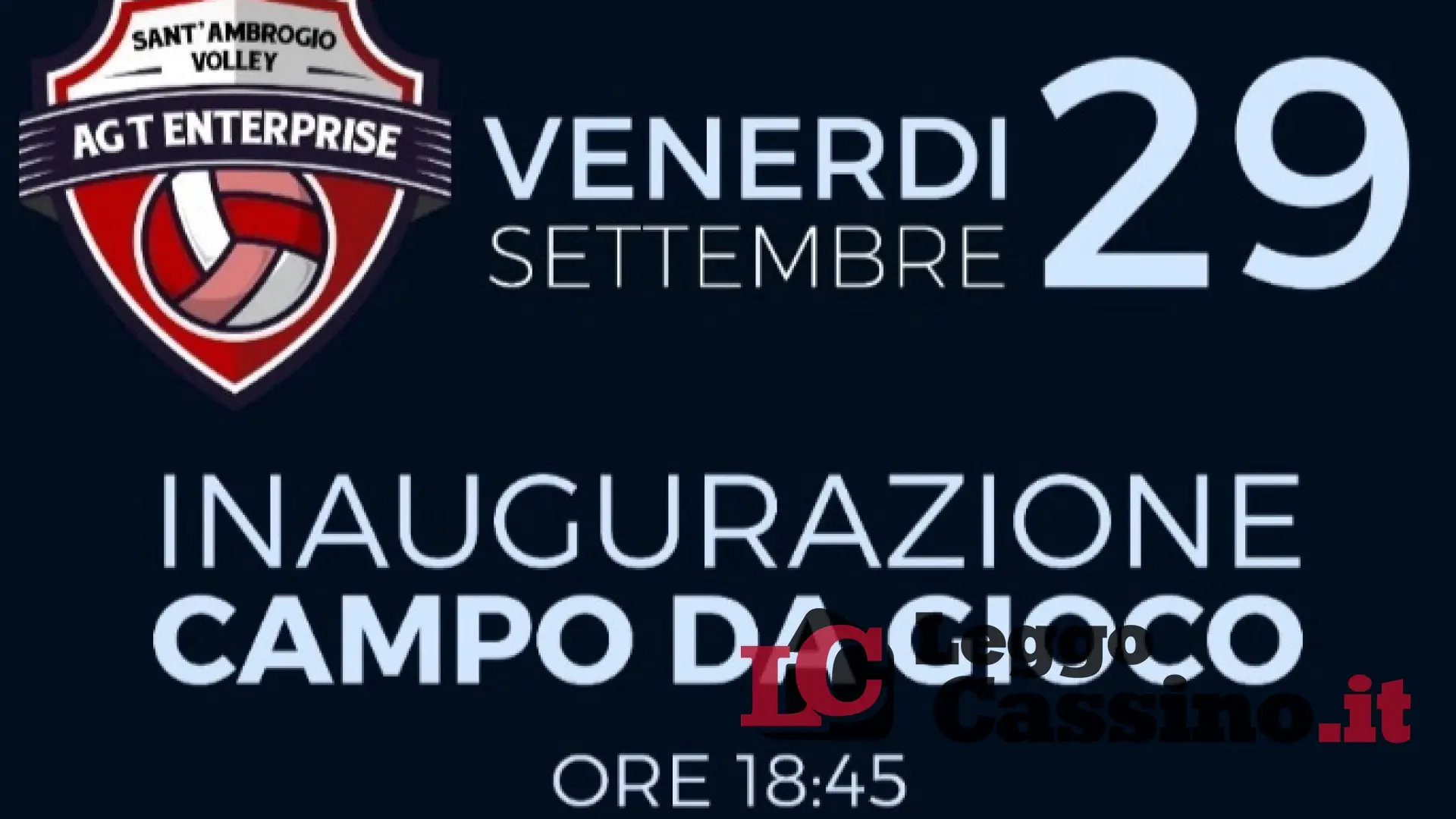 Domani l’inaugurazione del campo da gioco del Palazzetto dello Sport di Sant’Ambrogio sul Garigliano