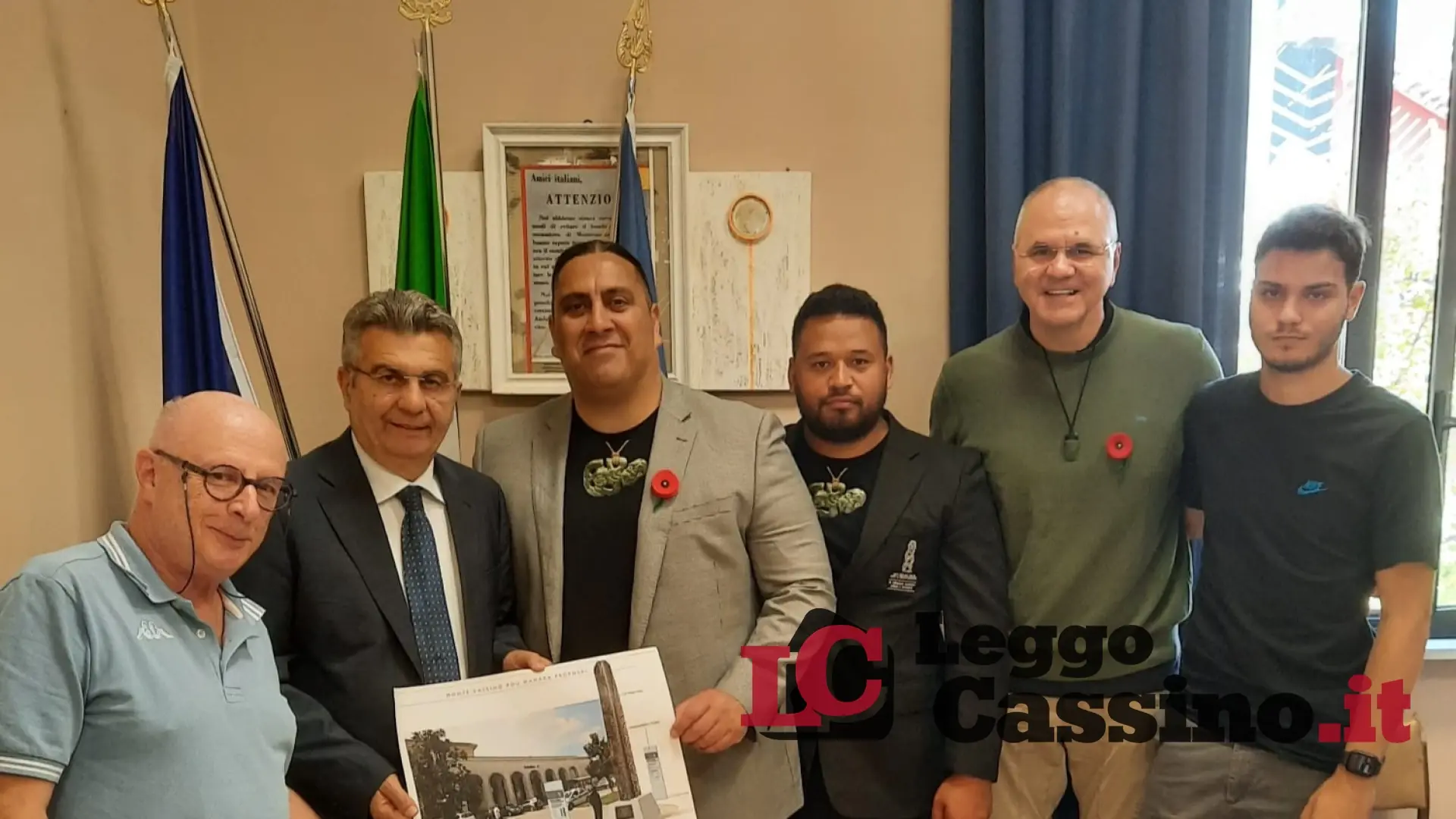 Un monumento ai caduti neozelandesi della comunità Maori a Cassino