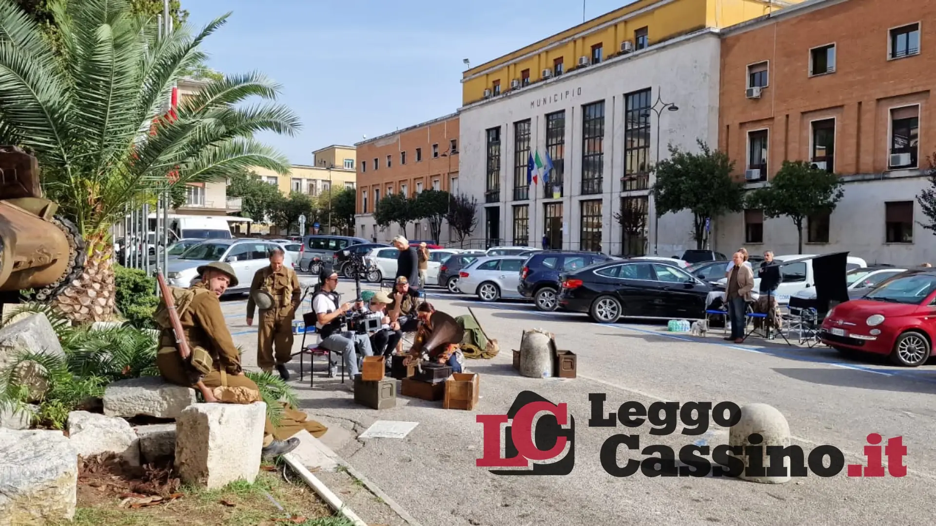 Una troupe polacca a Cassino per realizzare un docufilm