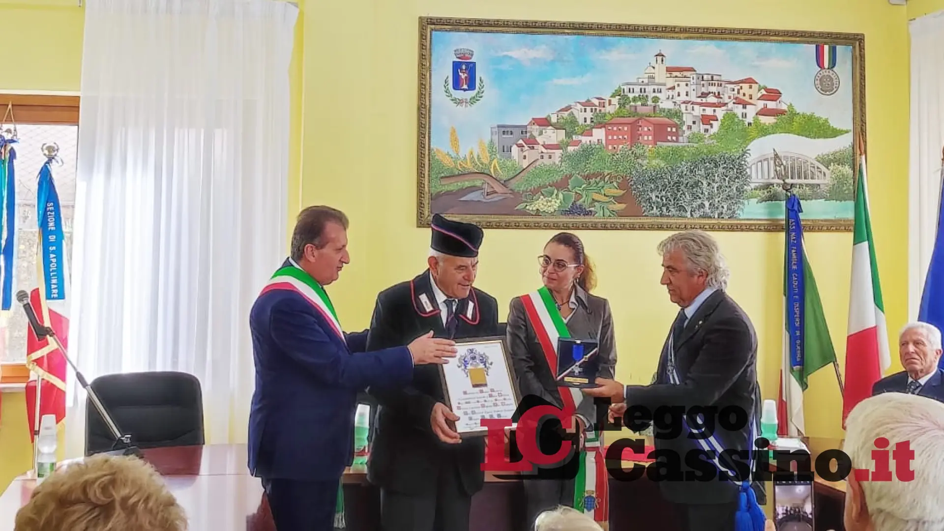 A Sant'Ambrogio la cerimonia di consegna dei Blasoni araldici