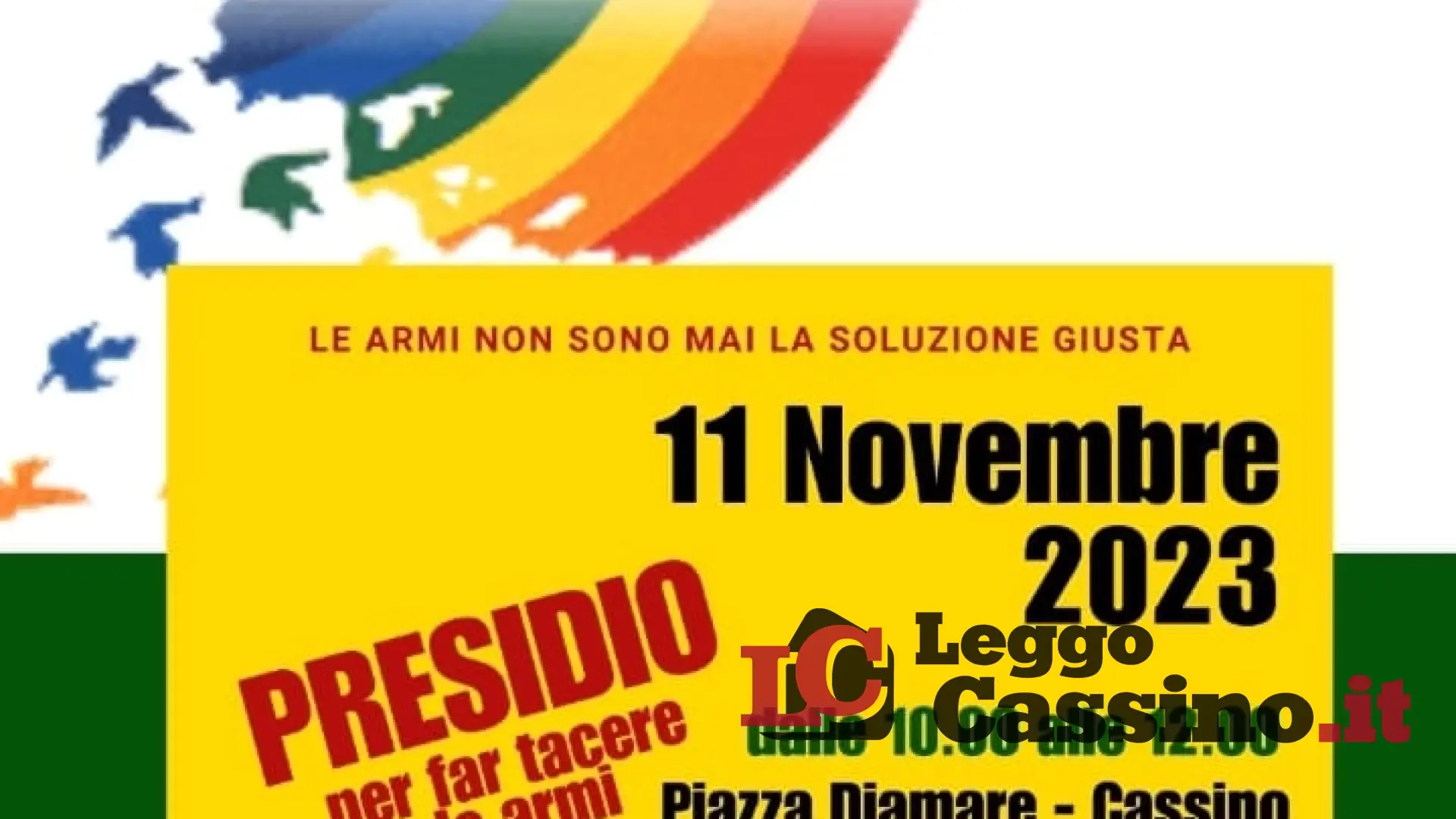Cassino, una manifestazione per dire No alla guerra