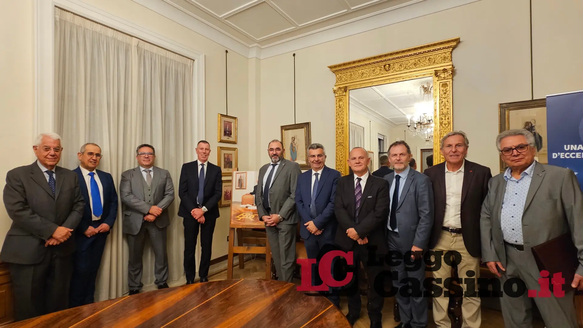 Una delegazione francese in visita a Cassino