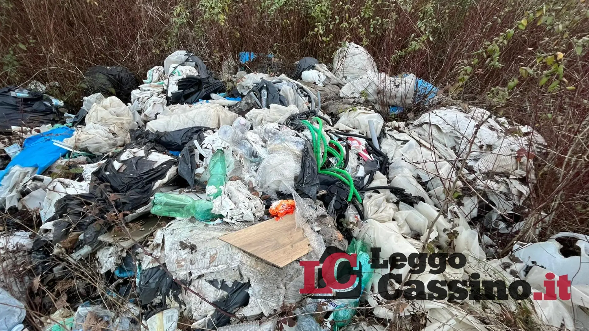 Si coltivano cereali tra discariche di rifiuti speciali