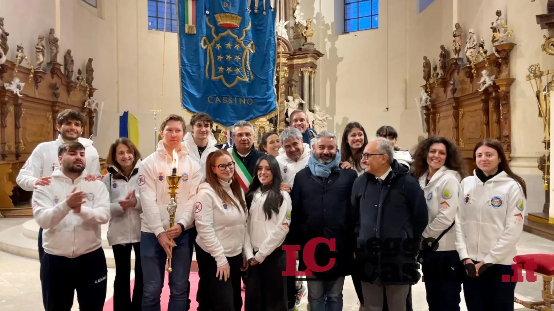 San Benedetto, la fiaccola protagonista a Praga