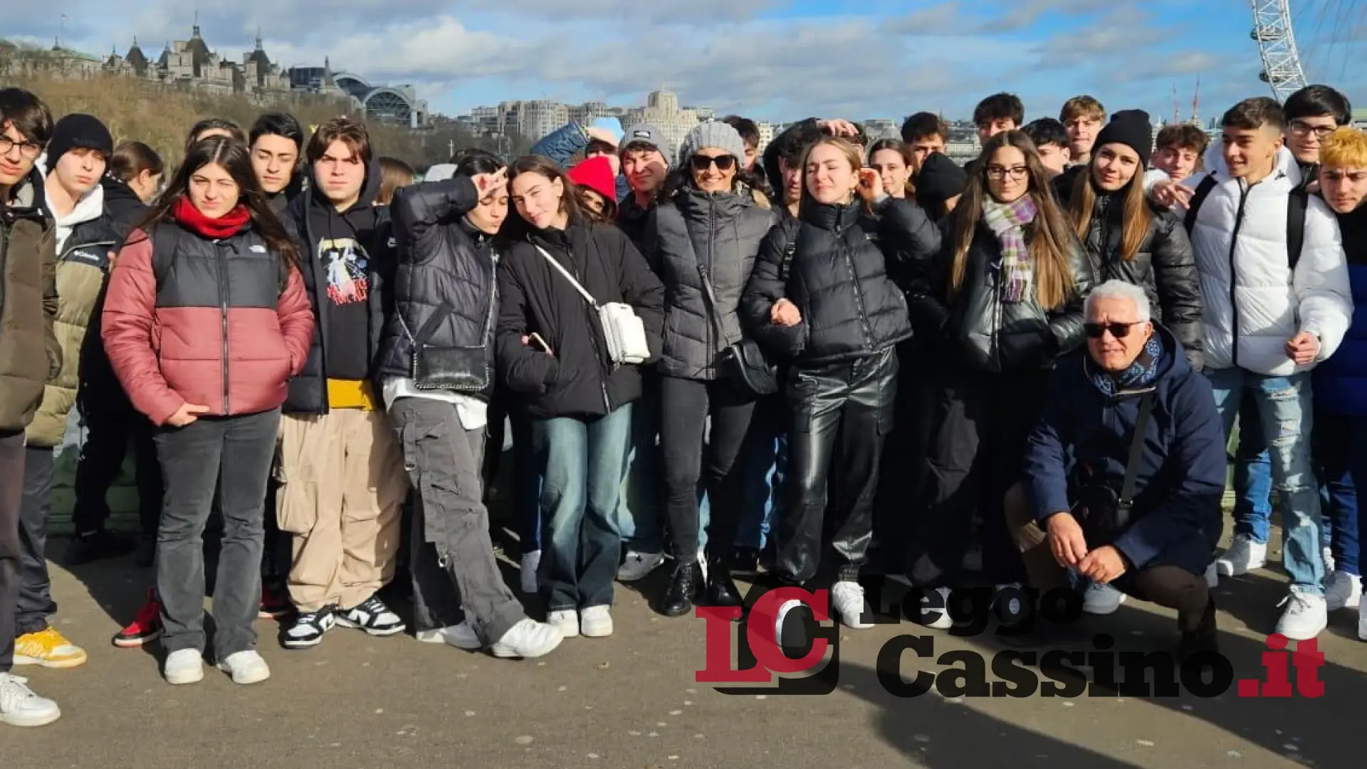 Gli studenti del Liceo Scientifico "Pellecchia" di Cassino a Londra