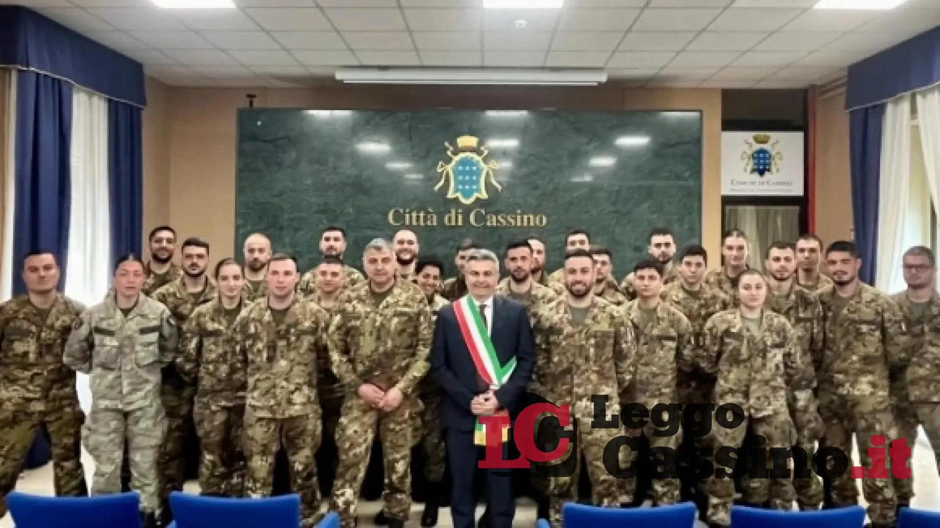 Il sindaco Salera ha accolto la delegazione polacca ospite dell'IIS San Benedetto di Cassino