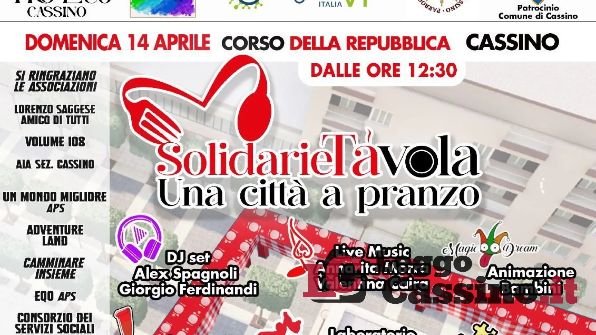 Cassino, il Corso della Repubblica sarà il ristorante all’aperto più inclusivo che mai