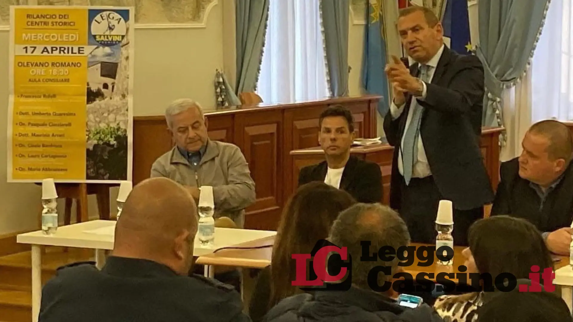 Continua il tour di Abbruzzese in provincia di Roma.  Tantissimo entusiasmo anche ad Olevano  Romano