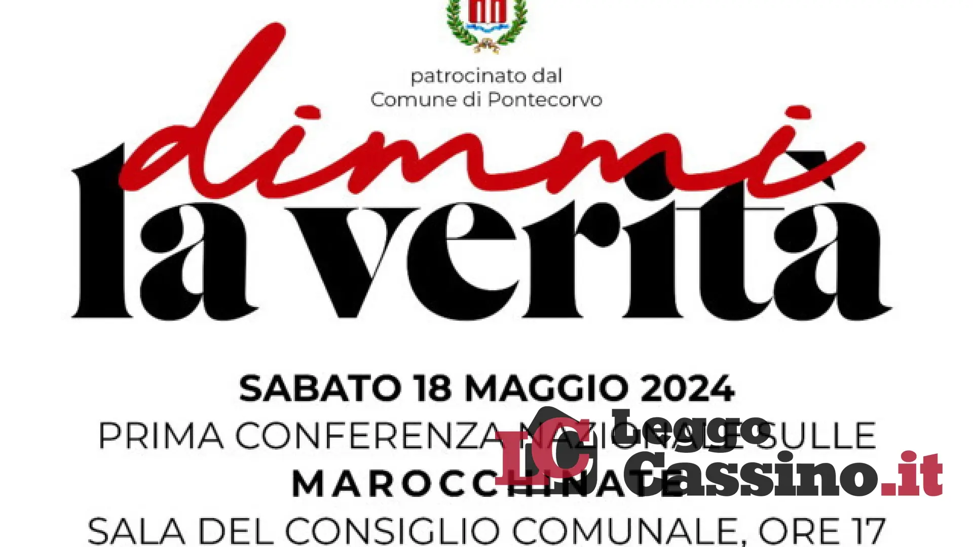 “Dimmi la verità” è lo slogan della prima Conferenza Nazionale sulle marocchinate