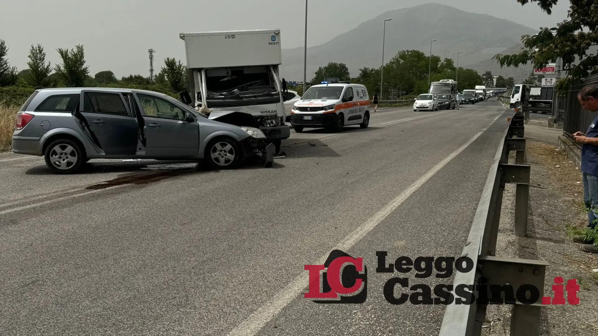 Ennesimo schianto sulla Cassino-Formia: atterra l'eliambulanza