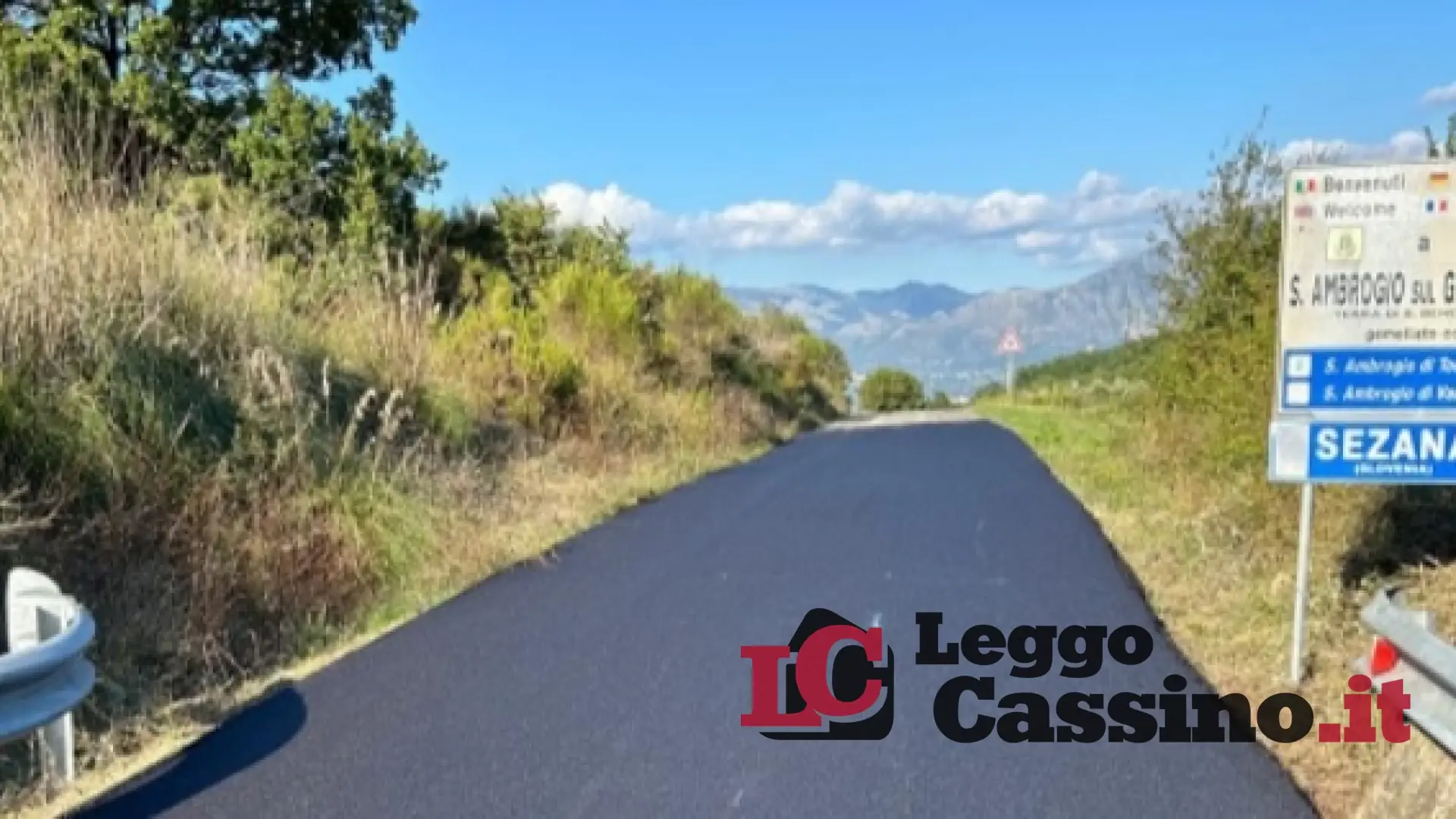 Sant'Ambrogio, al via i lavori di manutenzione straordinaria sulla strada provinciale