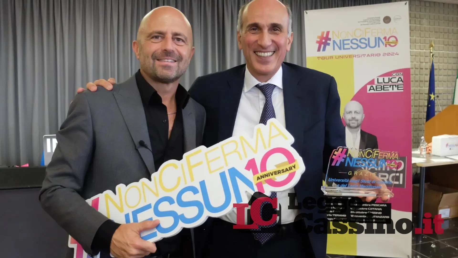 Il tour "Non ci ferma nessuno" fa tappa a Cassino tra sogni, speranze e paure degli studenti