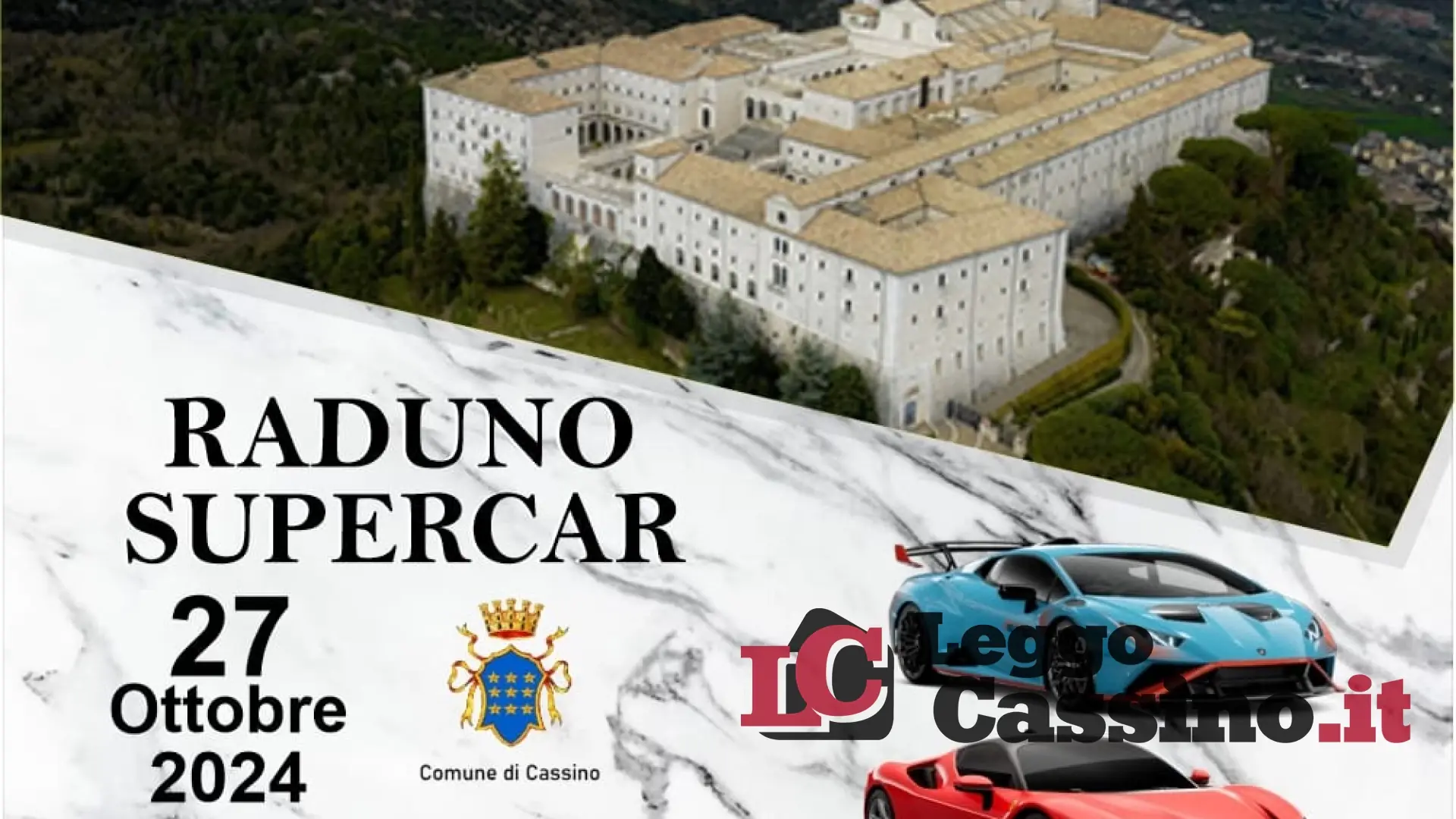 Ferrari, Lamborghini e non solo: il raduno a Cassino