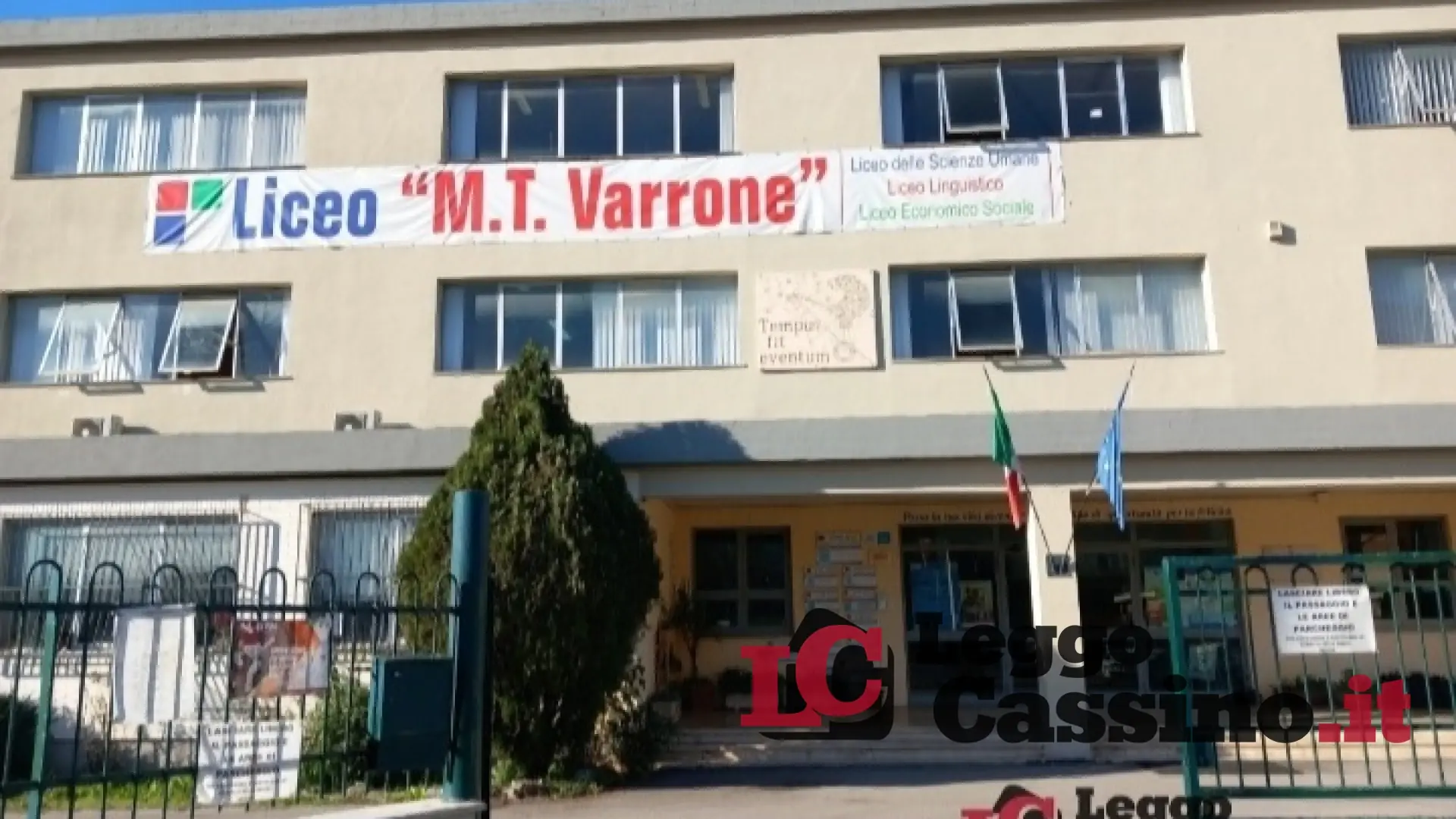 Il Liceo "Varrone" di Cassino alle casette natalizie