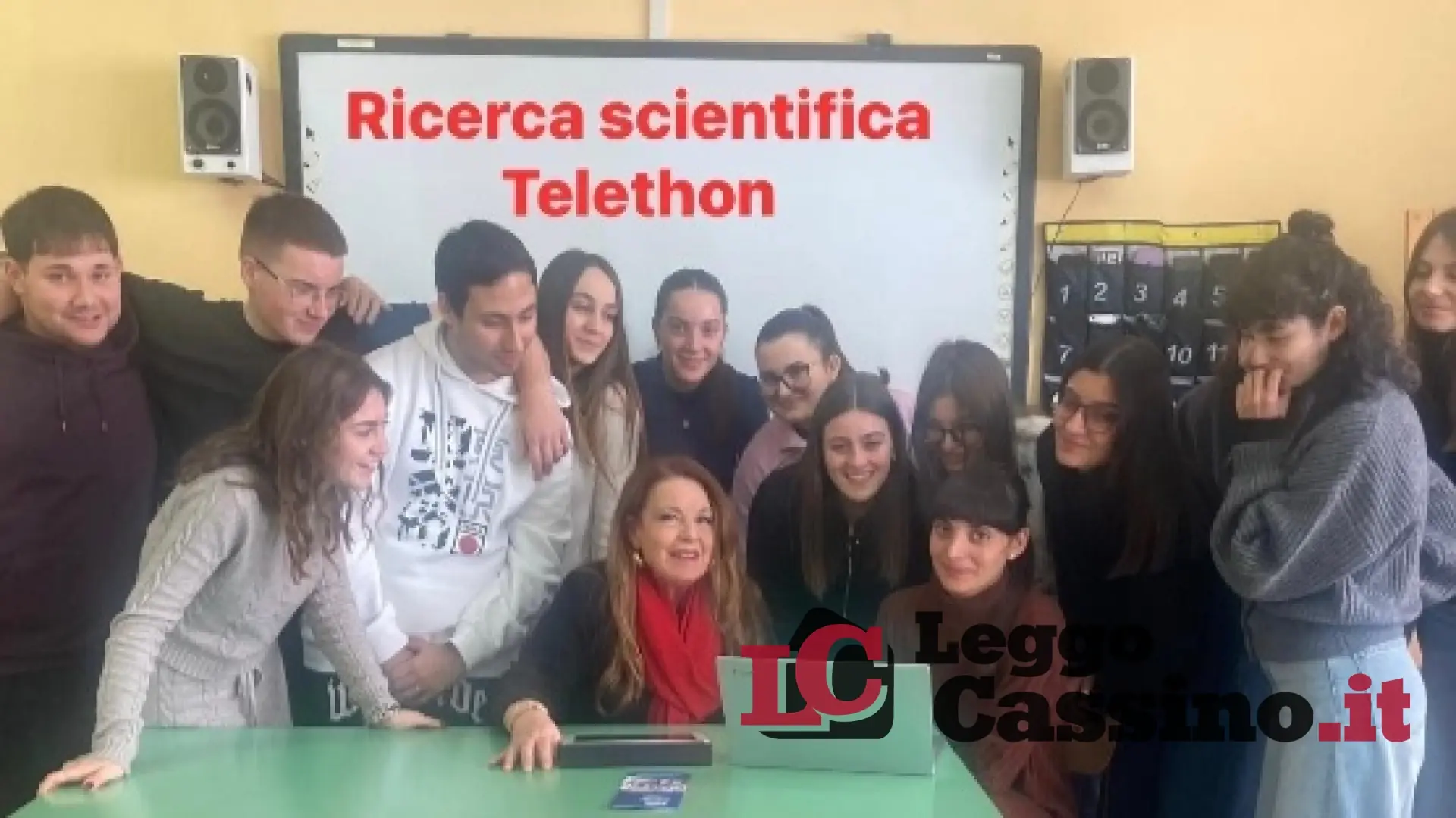 Il Liceo Varrone di Cassino ha partecipato alla raccolta dei fondi per Telethon