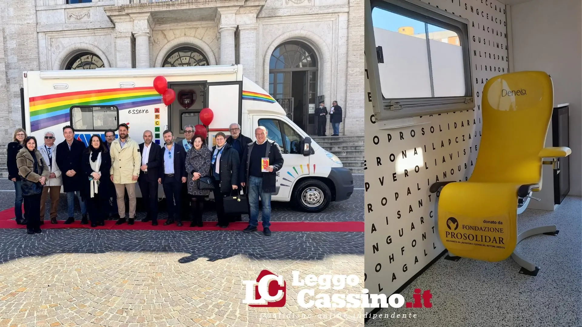 Frosinone, inaugurata l'Autoemoteca Avis presso la sede della Provincia