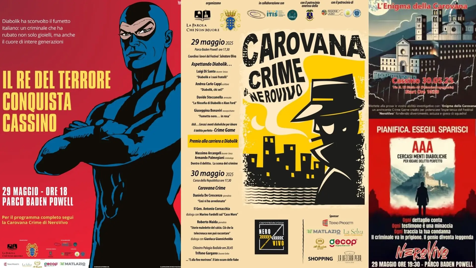 Festival "Nerovivo": grandi nomi per svelare i segreti del Crime e del fumetto italiano