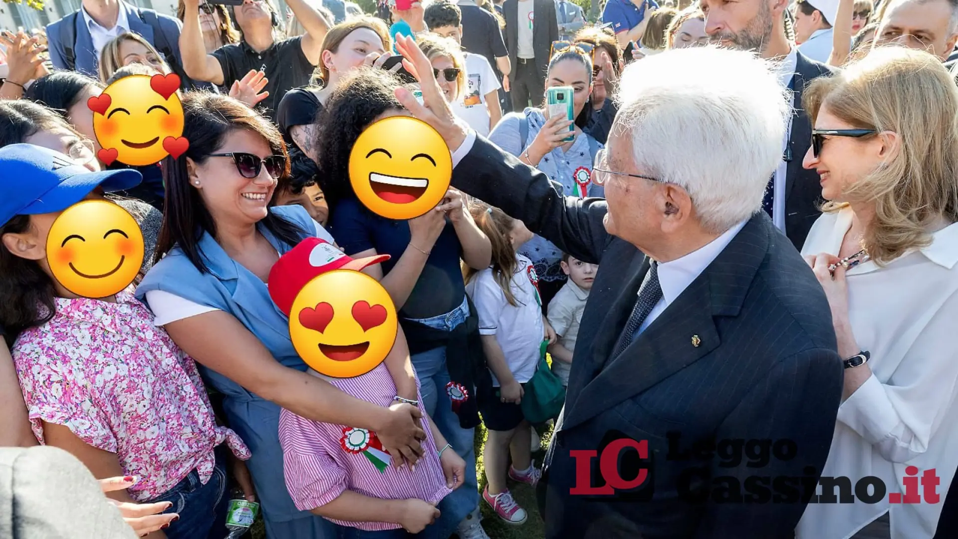 I bambini della cooperativa cassinate "I Naviganti" al Quirinale