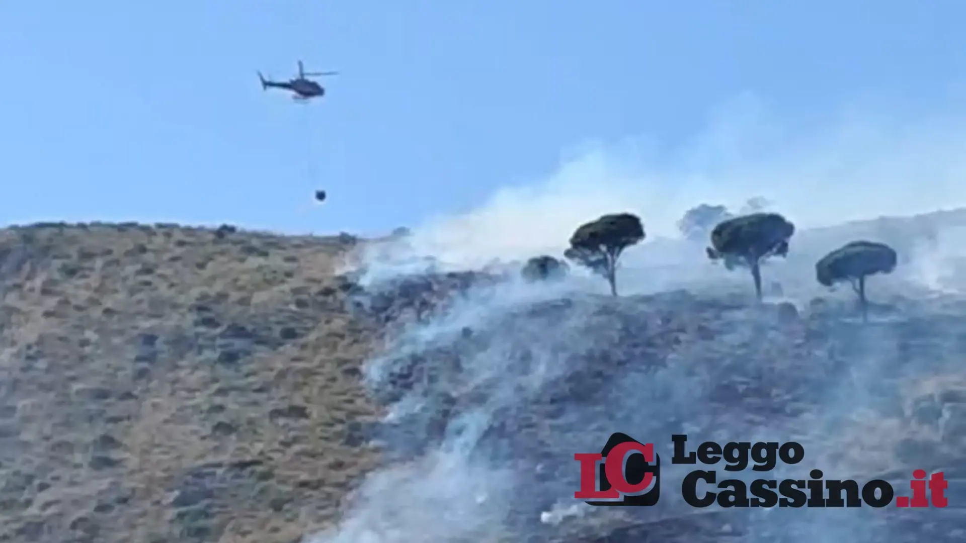 Monte Trocchio in fiamme: nel Cassinate al via "l'estate degli incendi"