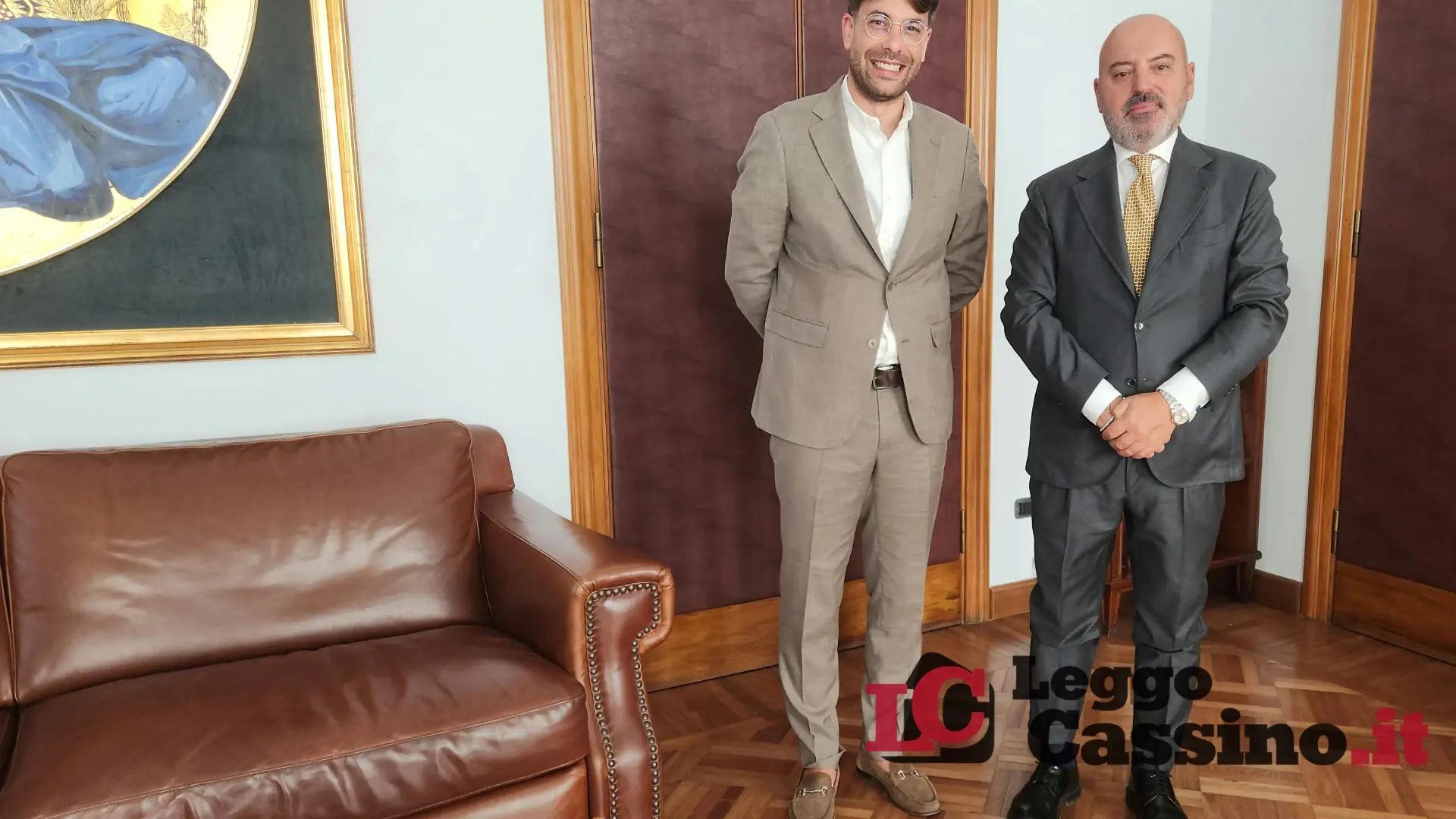Frosinone, Luca Di Stefano incontra il nuovo Questore Caruso
