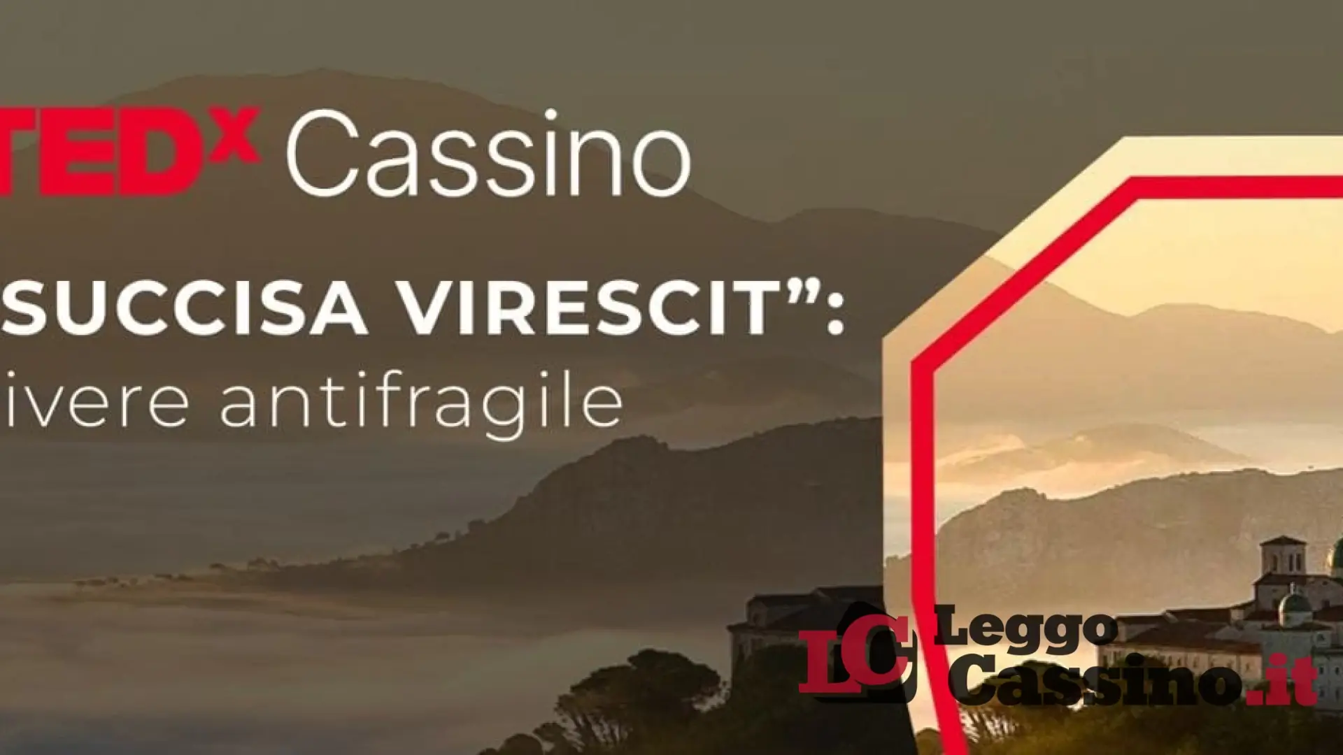 A Cassino arriva TEDx: idee, visioni e storie per trasformare il disordine in opportunità