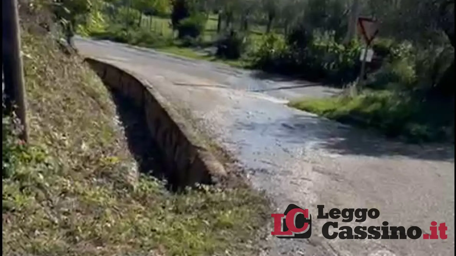 Emergenza acqua a Cassino: perdita enorme a San Michele, l'ira dei residenti