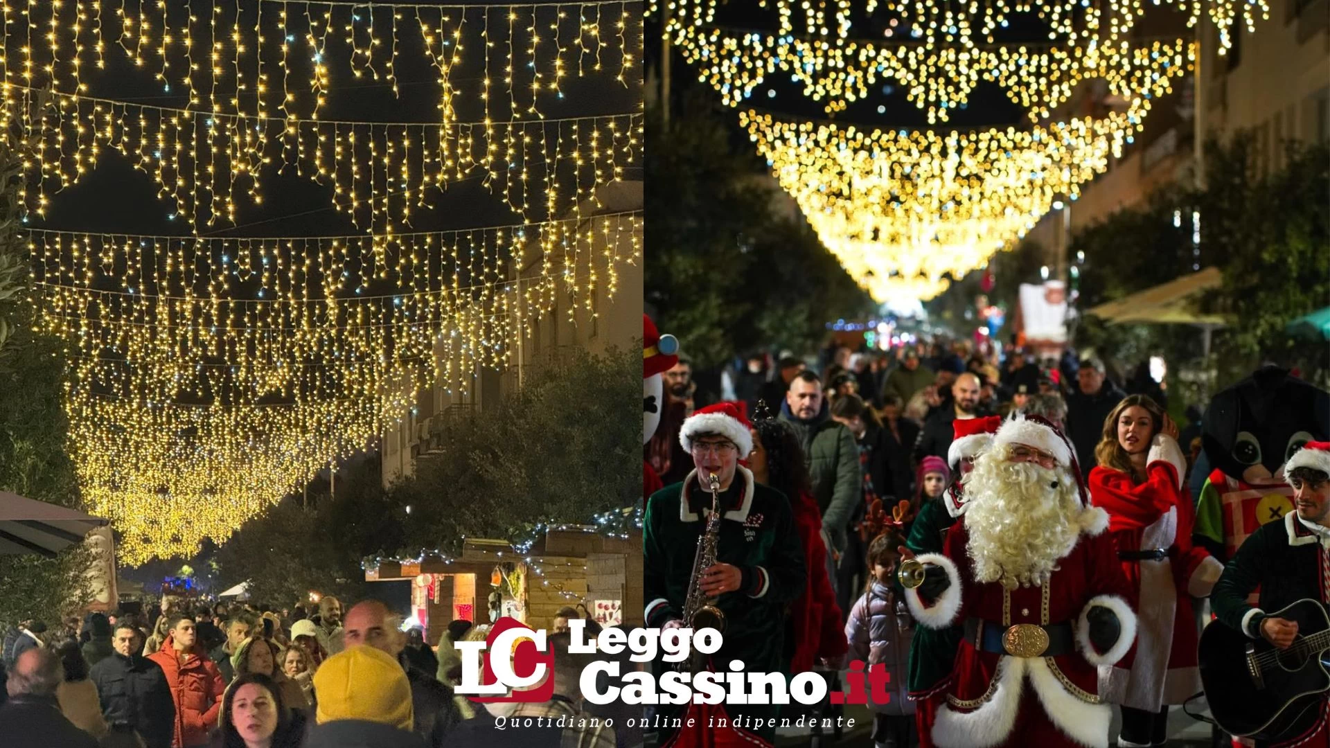 Cassino, il weekend lungo di Natale: tra Trekking Urbano, zampognari e Babbo Natale sul fiume