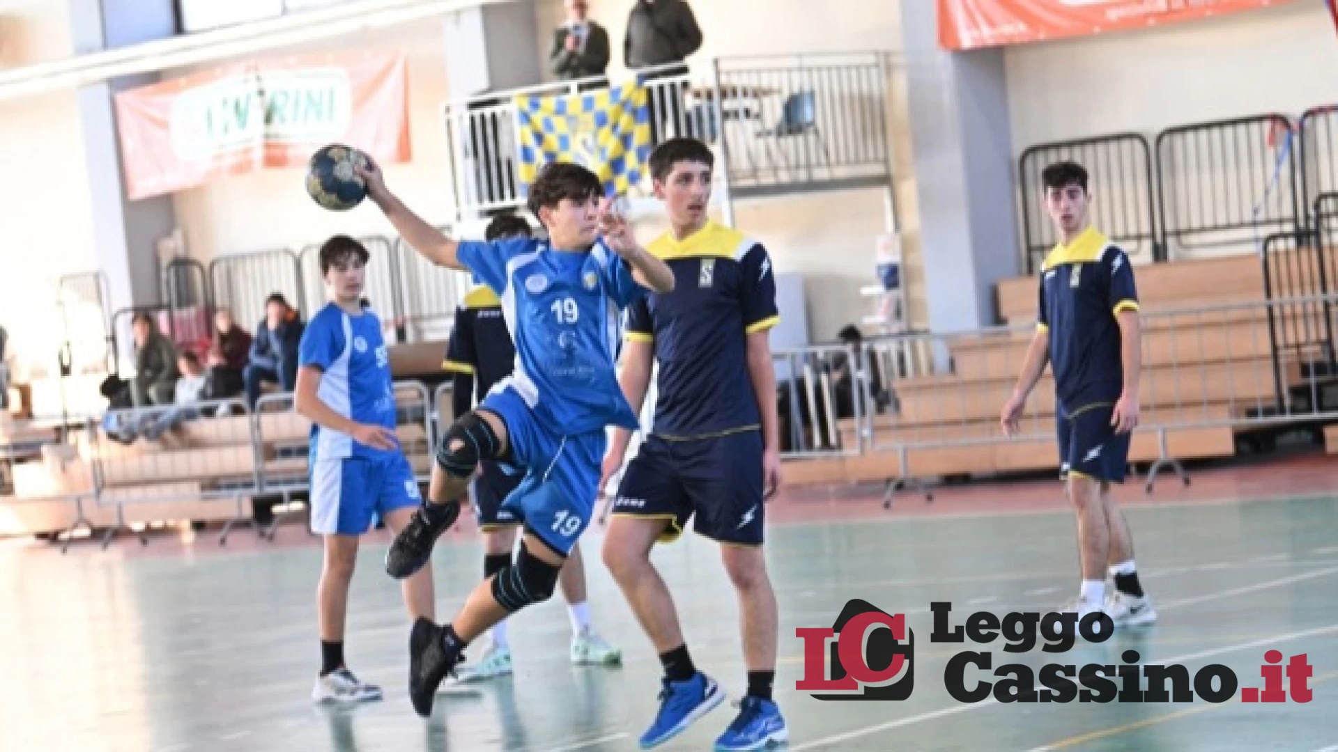 Pallamano Under 18 maschile, il CUS Cassino Gaeta ’84 vince contro il Sannio