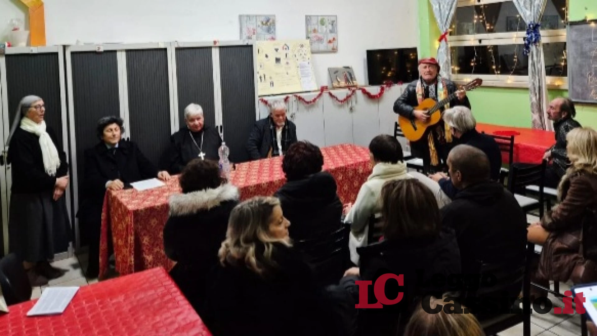 Cassino, una festa di auguri alla Casa della Carità