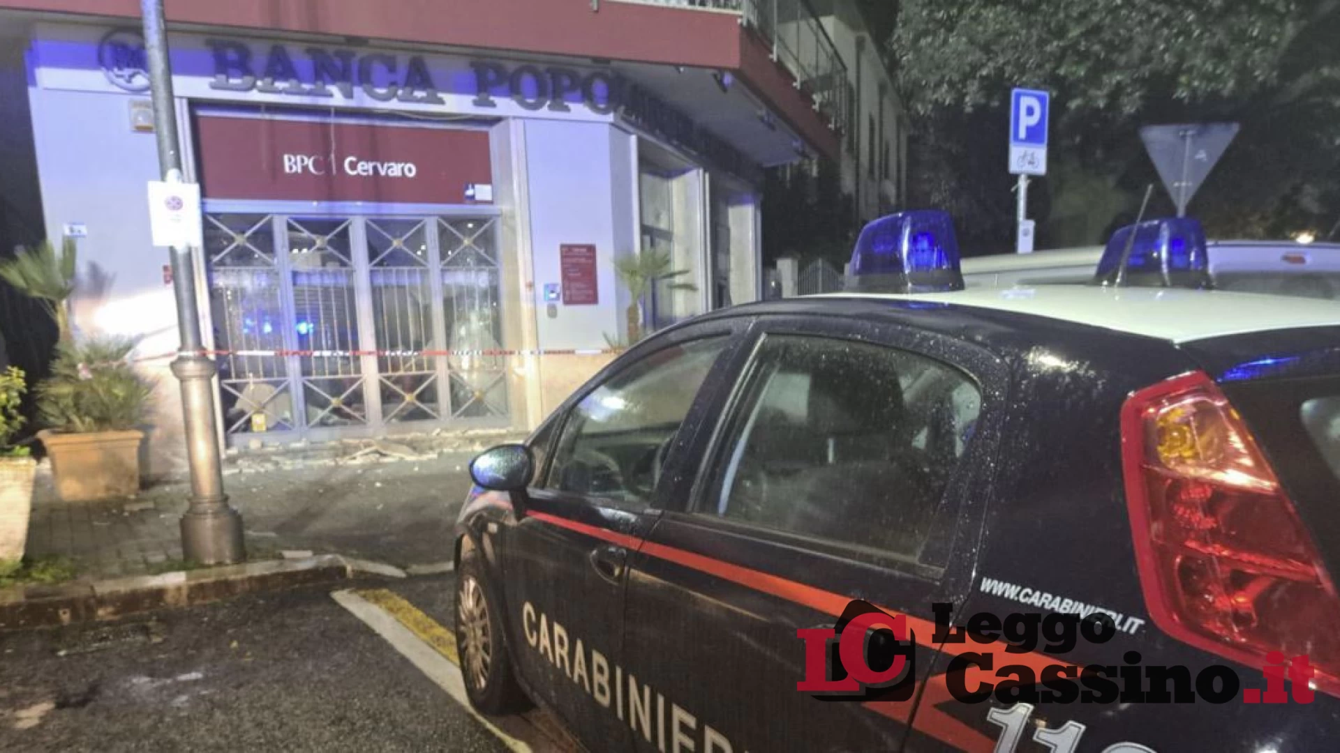 Cervaro, assalto alla Banca Popolare e ondata di furti: l’opposizione chiede interventi