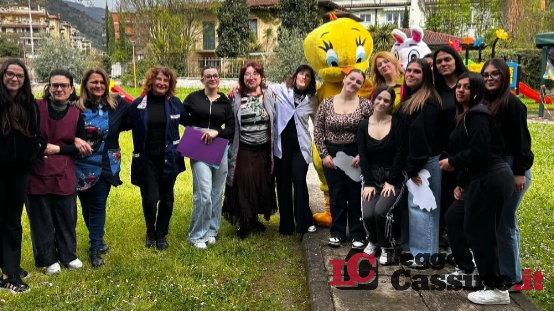 Cassino, “Festa di Pace” all'asilo di via Zamosch con le studentesse del San Benedetto